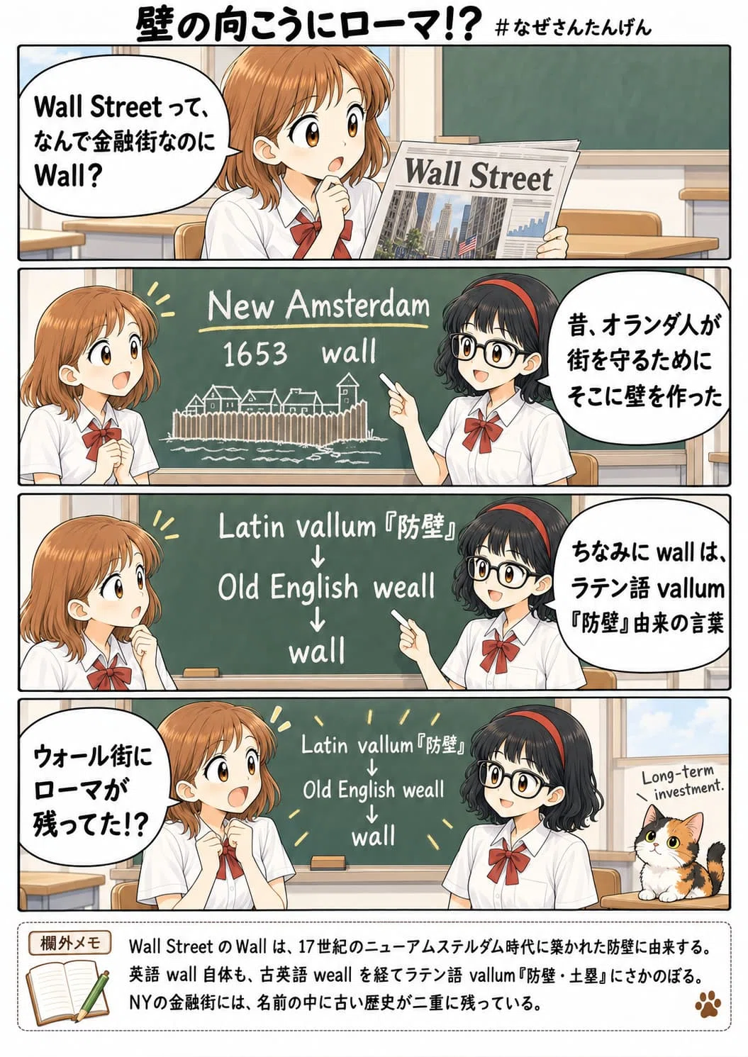 [Random English Tales] Was the wall born in Rome? Wall #804｜ari