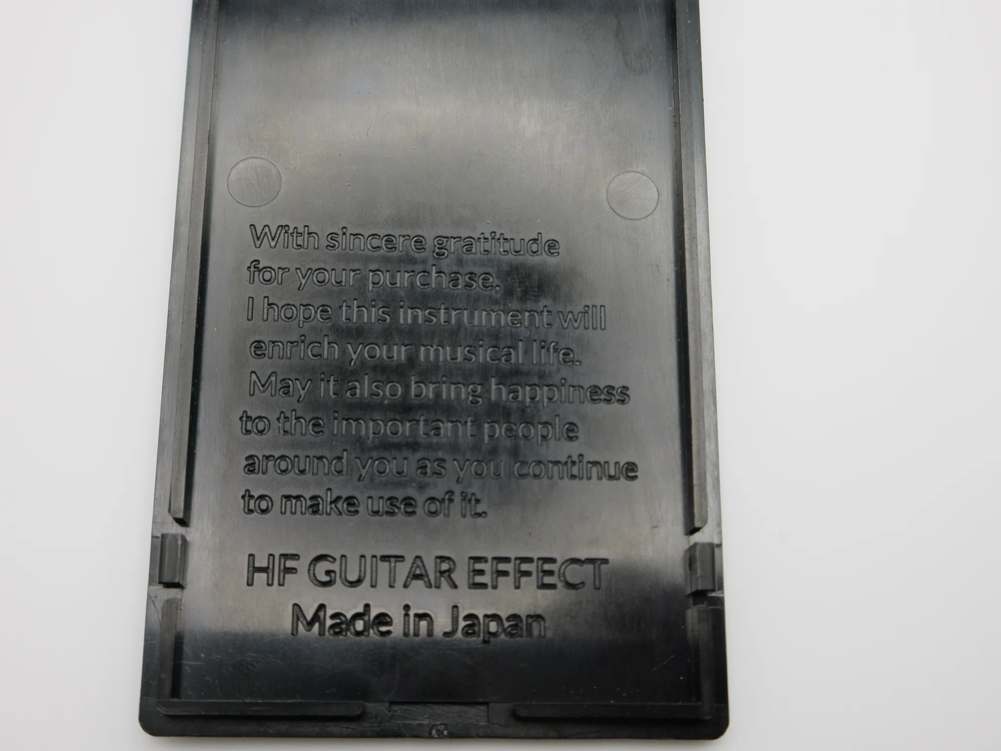 About Custom Order Sales for Footswitches｜HF GUITAR EFFECT