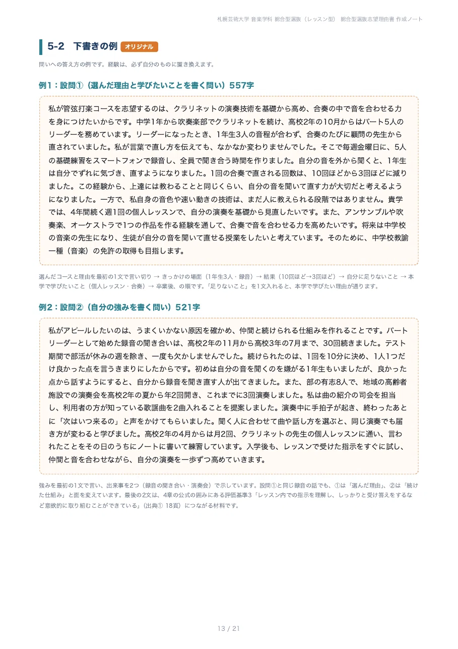 [Sapporo University of the Arts, Department of Music] Preparing for the ...