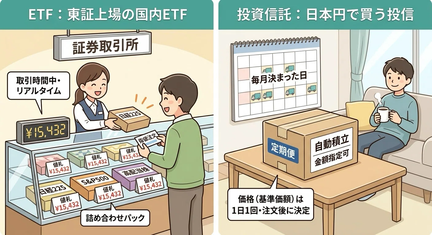 What is the difference between ETFs and mutual funds? I understood it ...