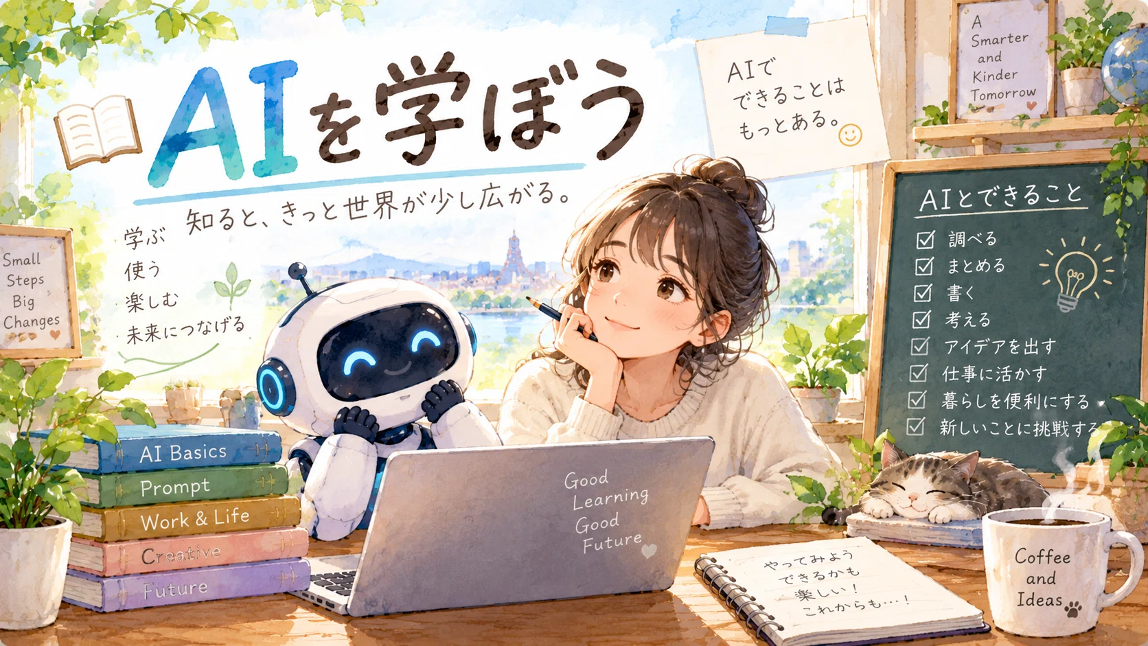 Let's Learn AI｜ばちょう