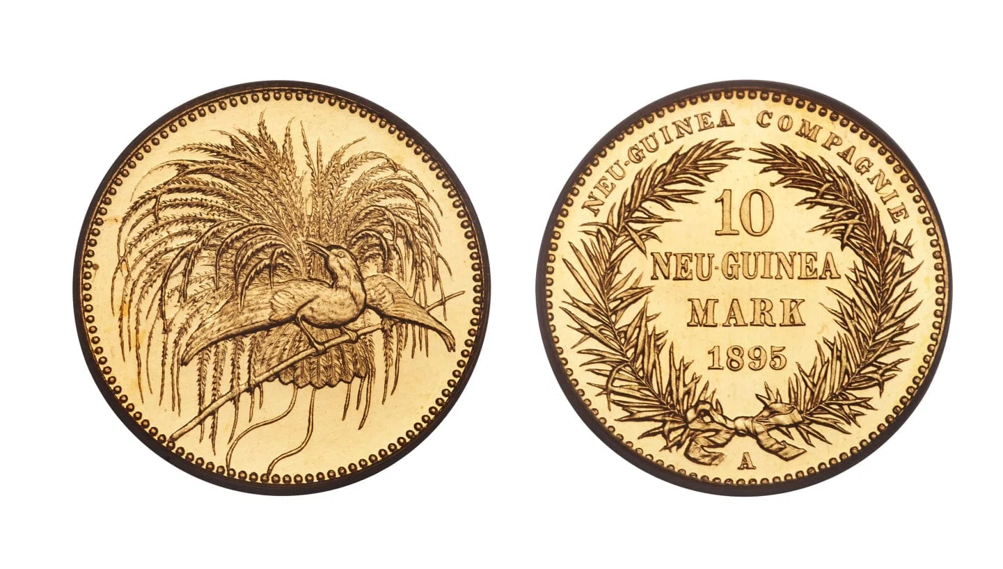 世界一美しい鳥を描いた「極楽鳥 5マルク銀貨」、その特徴や時代背景