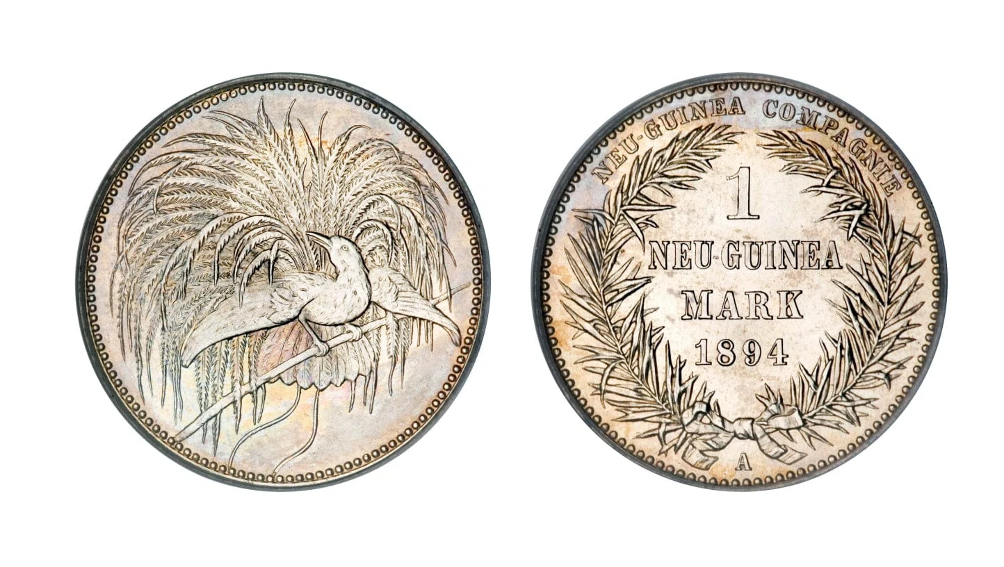 世界一美しい鳥を描いた「極楽鳥 5マルク銀貨」、その特徴や時代背景