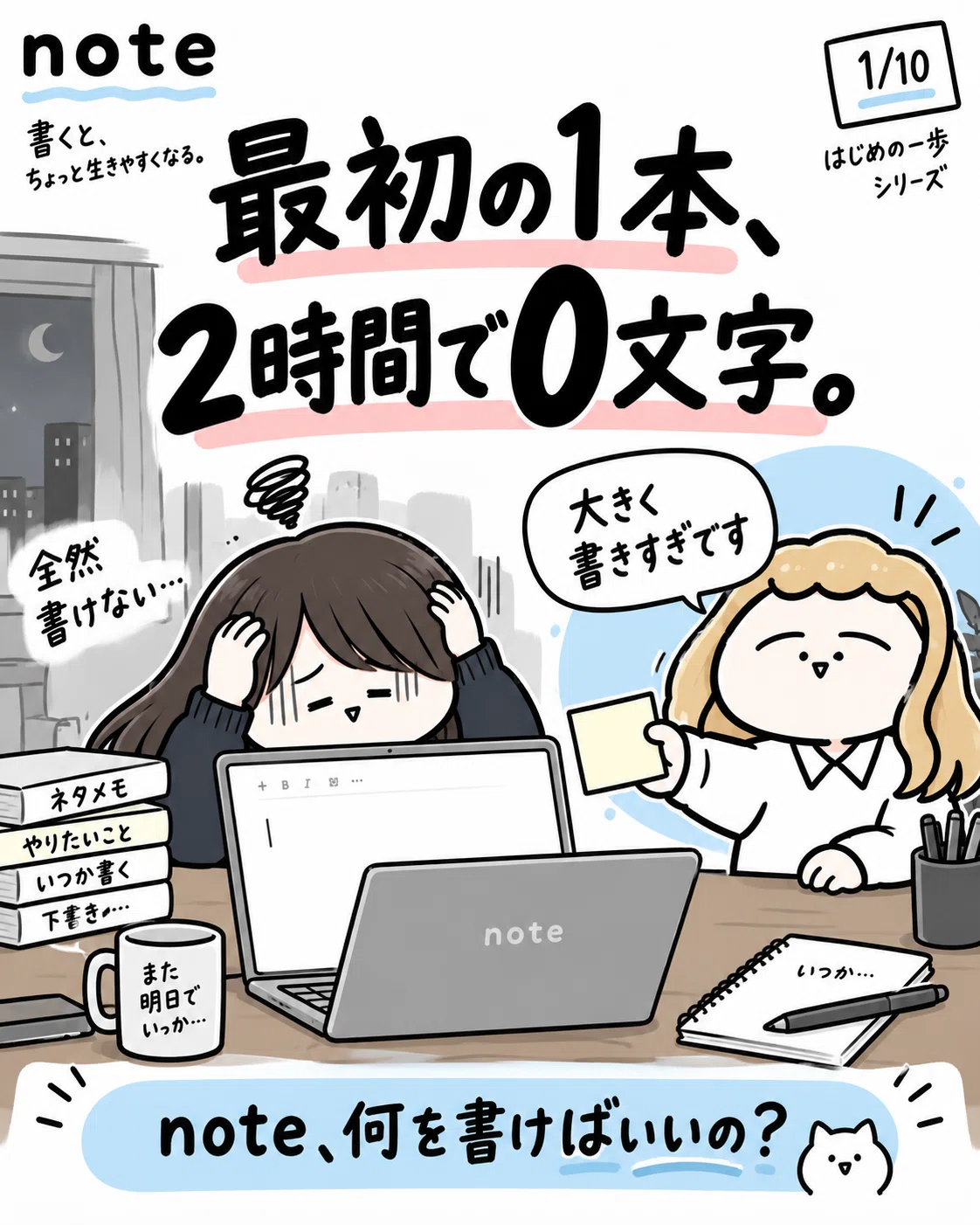[Episode 2] For your first note, don't write an introduction—write this ...