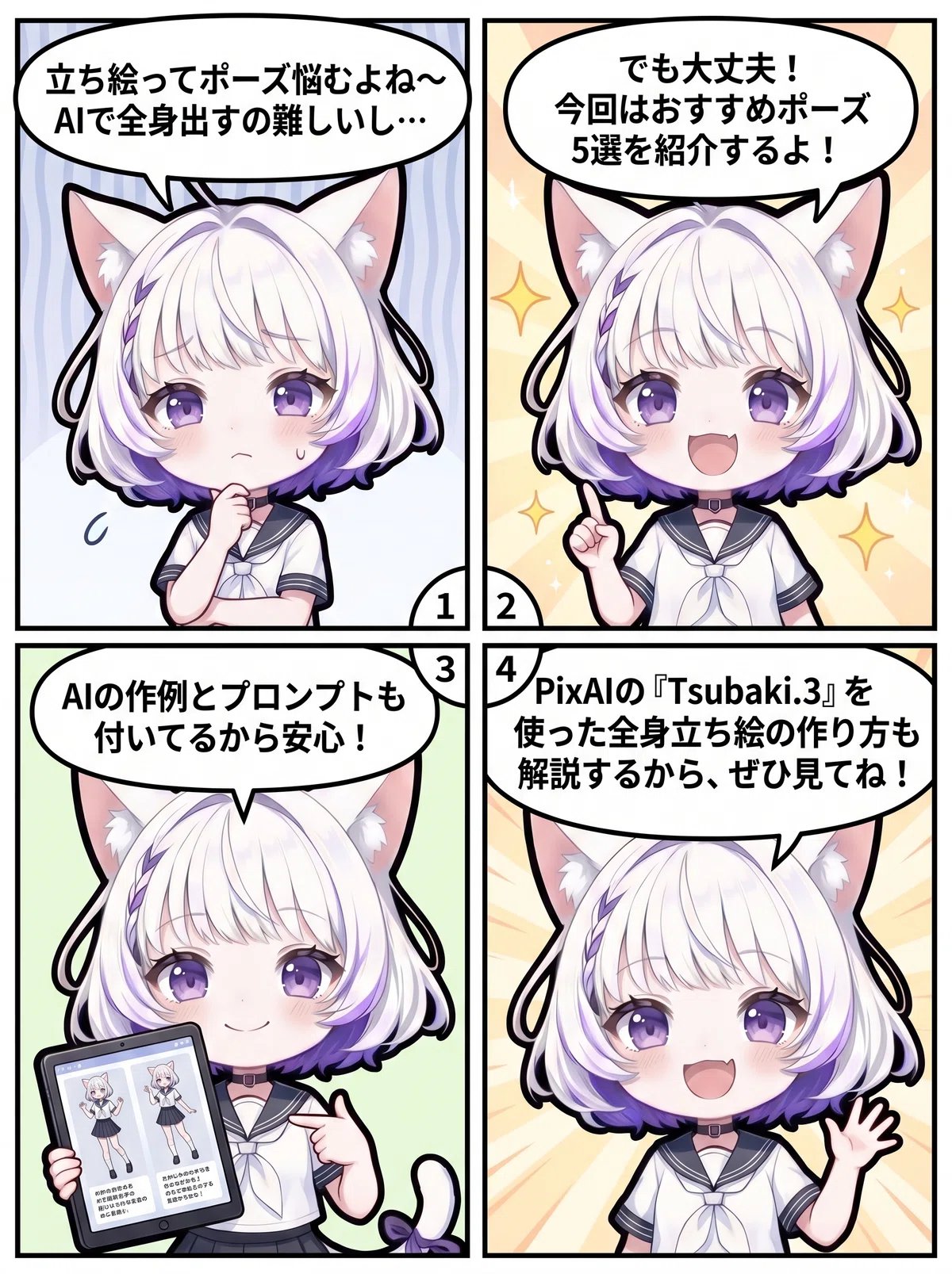 [With Prompts] 5 Recommended Poses for Character Standees! How to ...