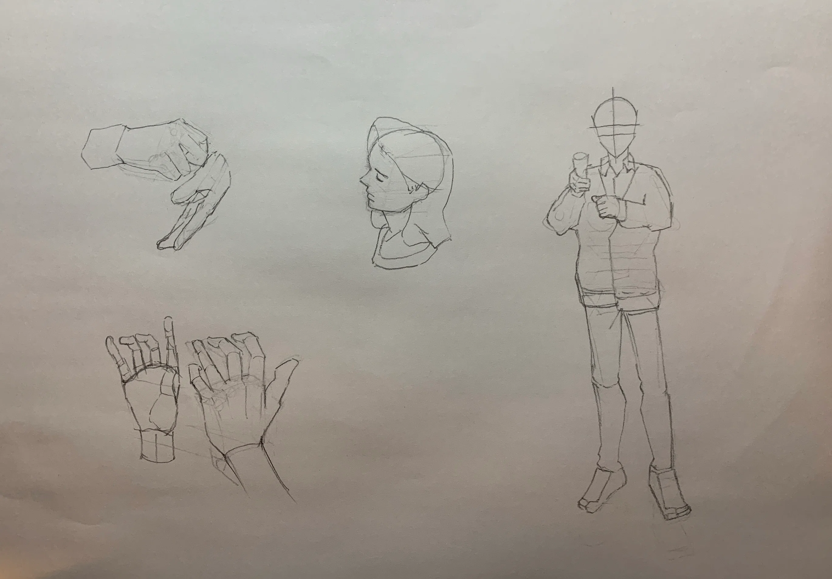 Drawing Practice | Day 222/365 | 158/1,000 Figures｜コスモスパース|毎日練習📐