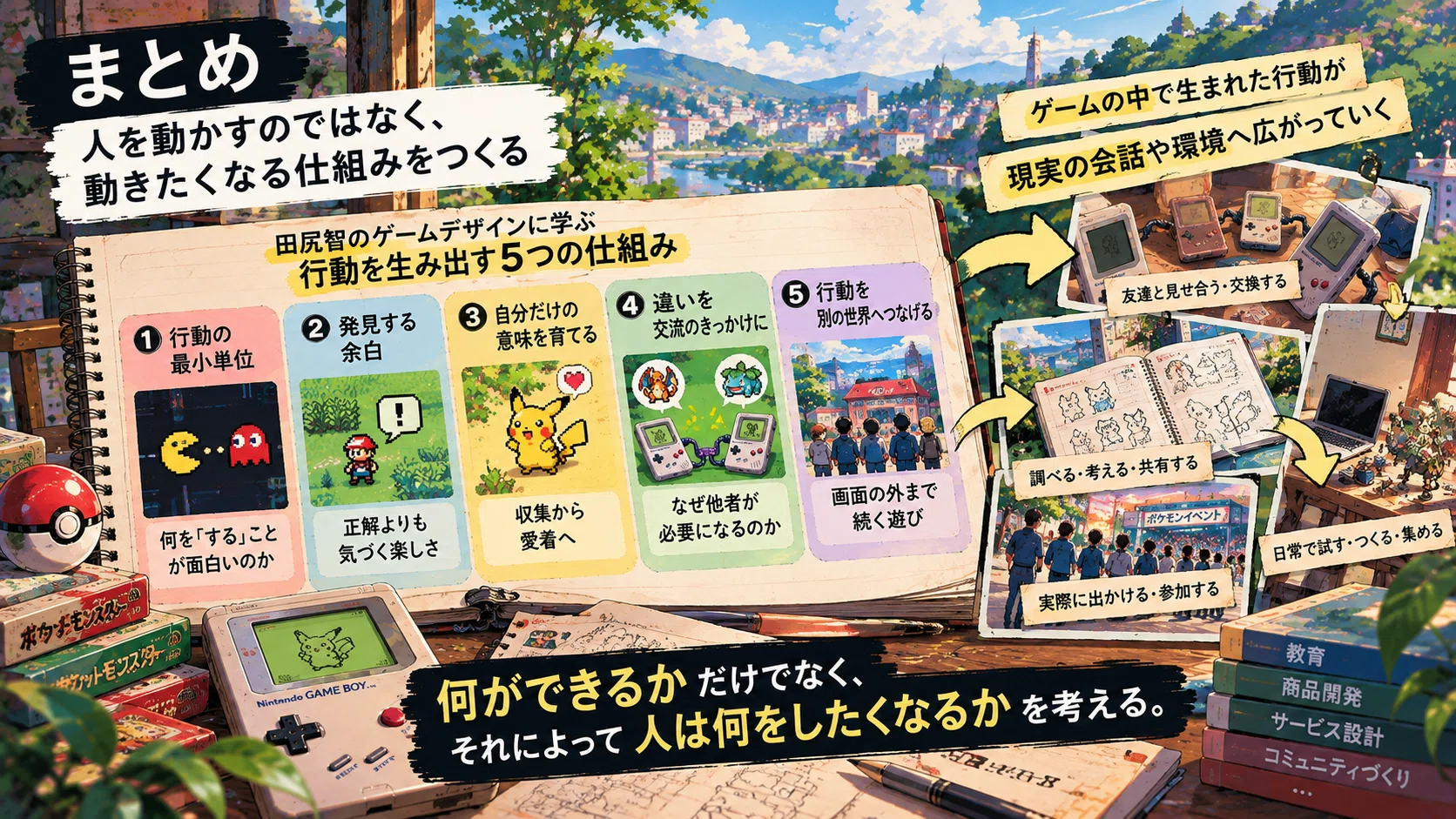 集める」だけではなかった - 田尻智のゲームデザインに学ぶ、行動を