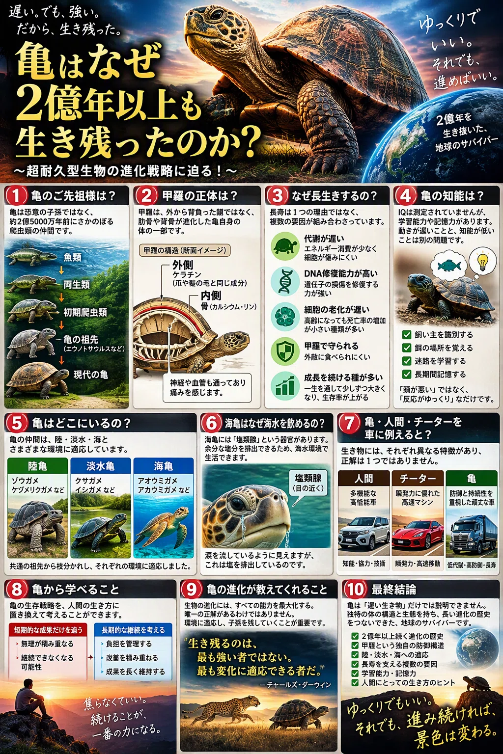 🐢🔥 Why have turtles survived for over 200 million years? Exploring the ...