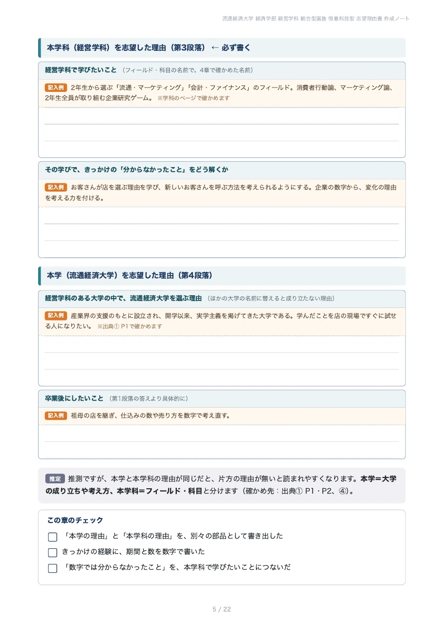 [Ryutsu Keizai University, Faculty of Economics] Comprehensive ...