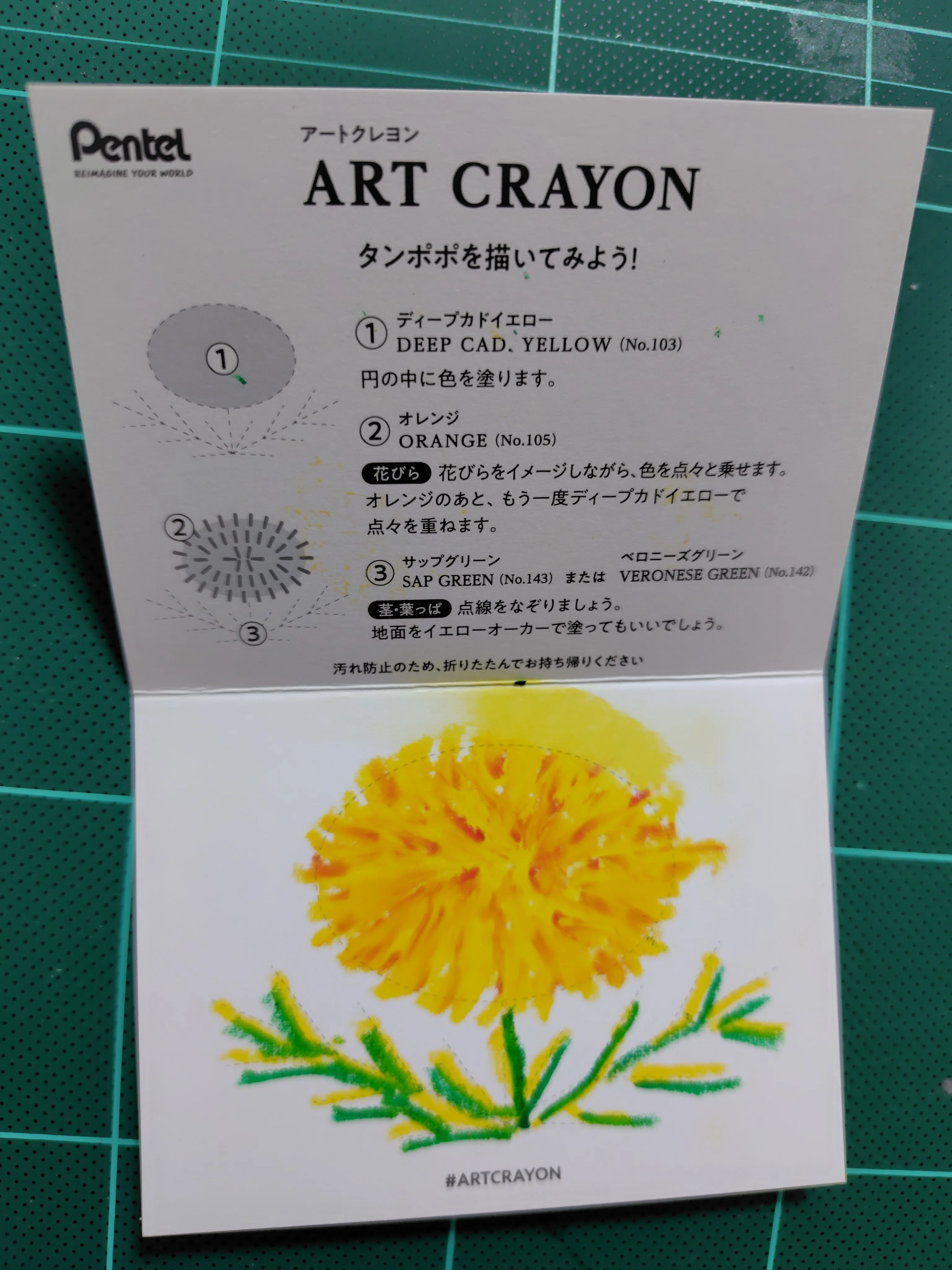 ART CRAYON クレヨンお絵かきしました。｜おはようよねちゃん（優々っぴ）