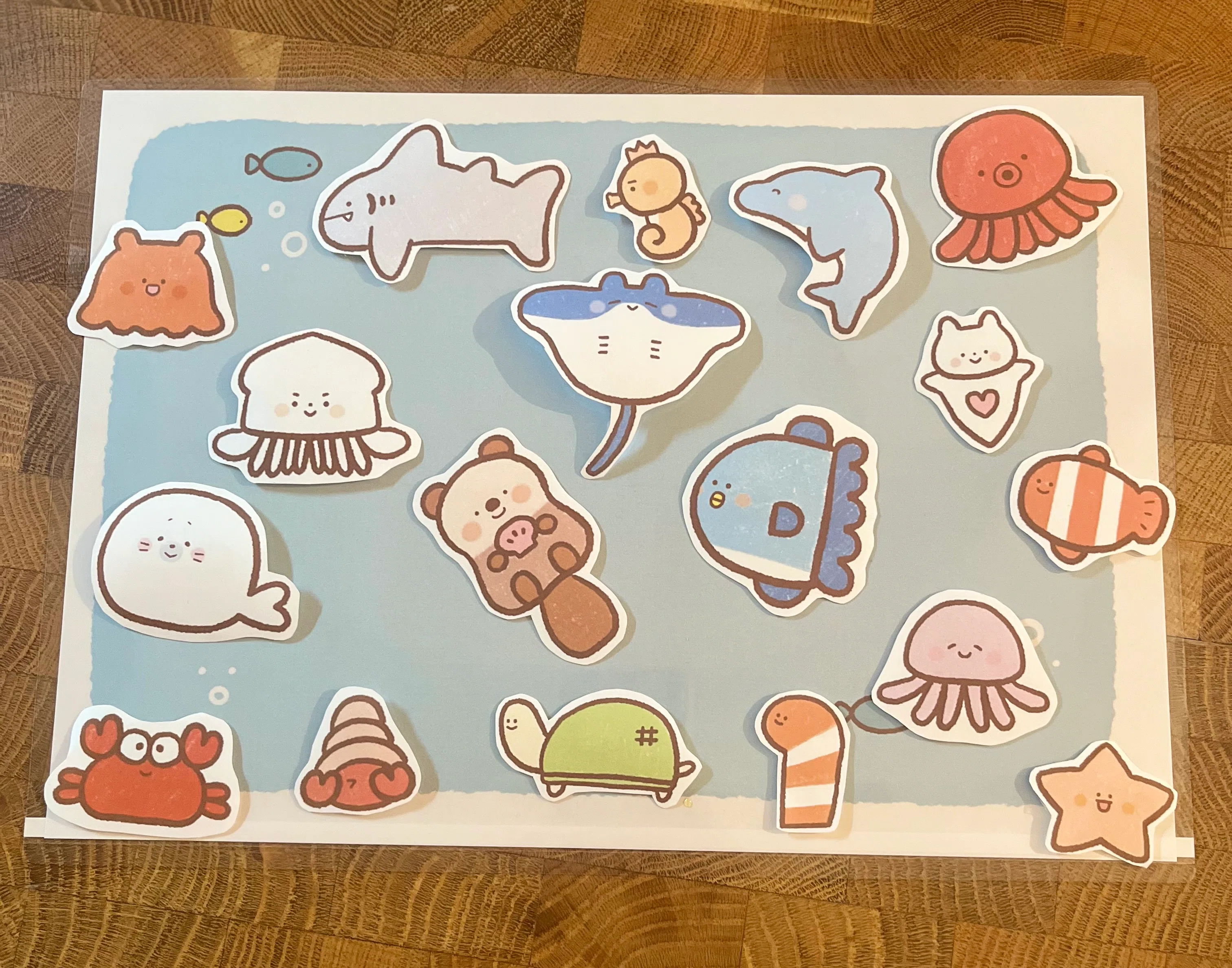Materials: Let's Play with Sea Creatures｜つちやともみ