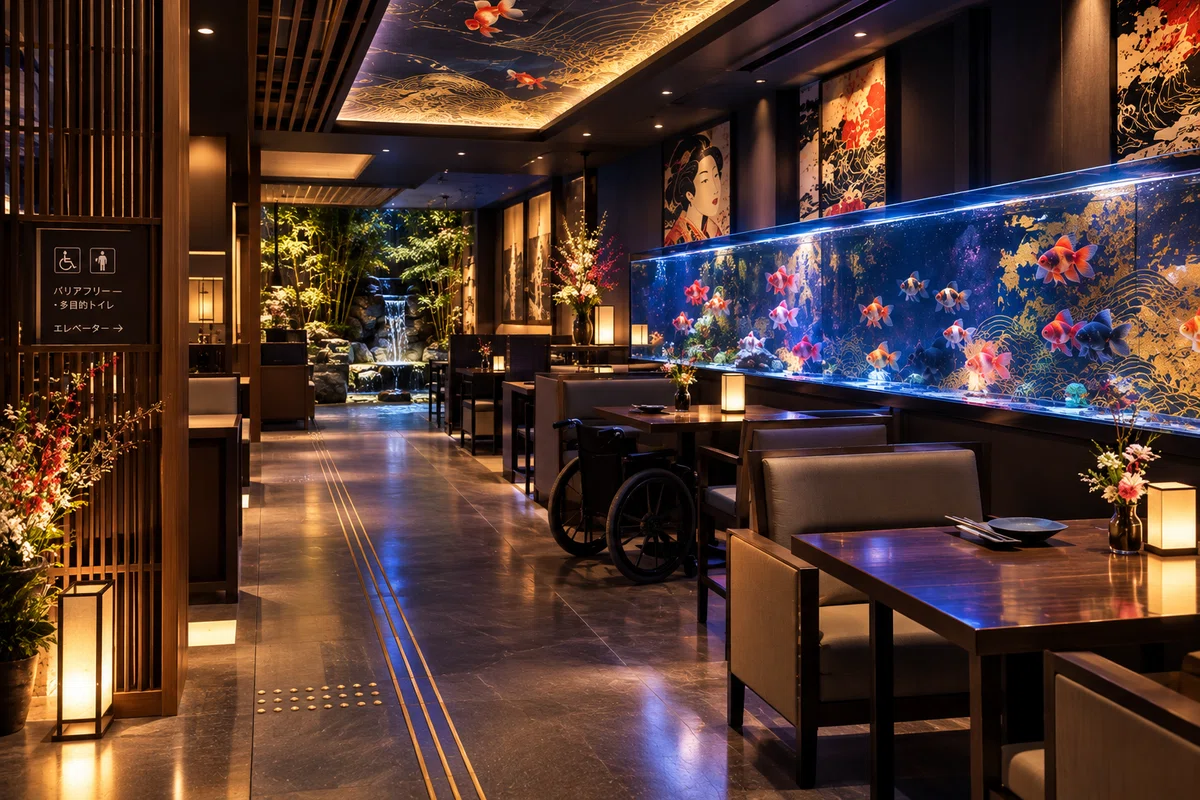 Achieving both a "fantastic Japanese worldview" and a "space where ...