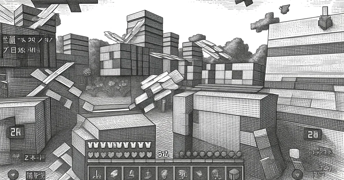 [Minecraft] Playing with bees.｜あさのしずく