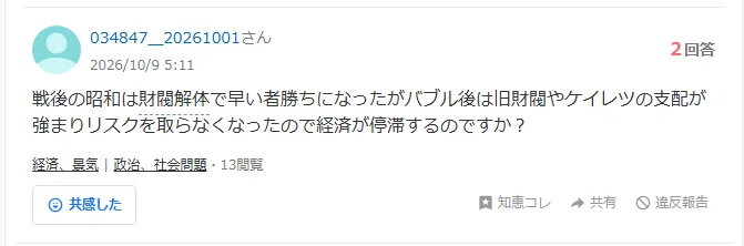 2610A- Are Japanese Zaibatsu and Keiretsu the Cause of Economic ...