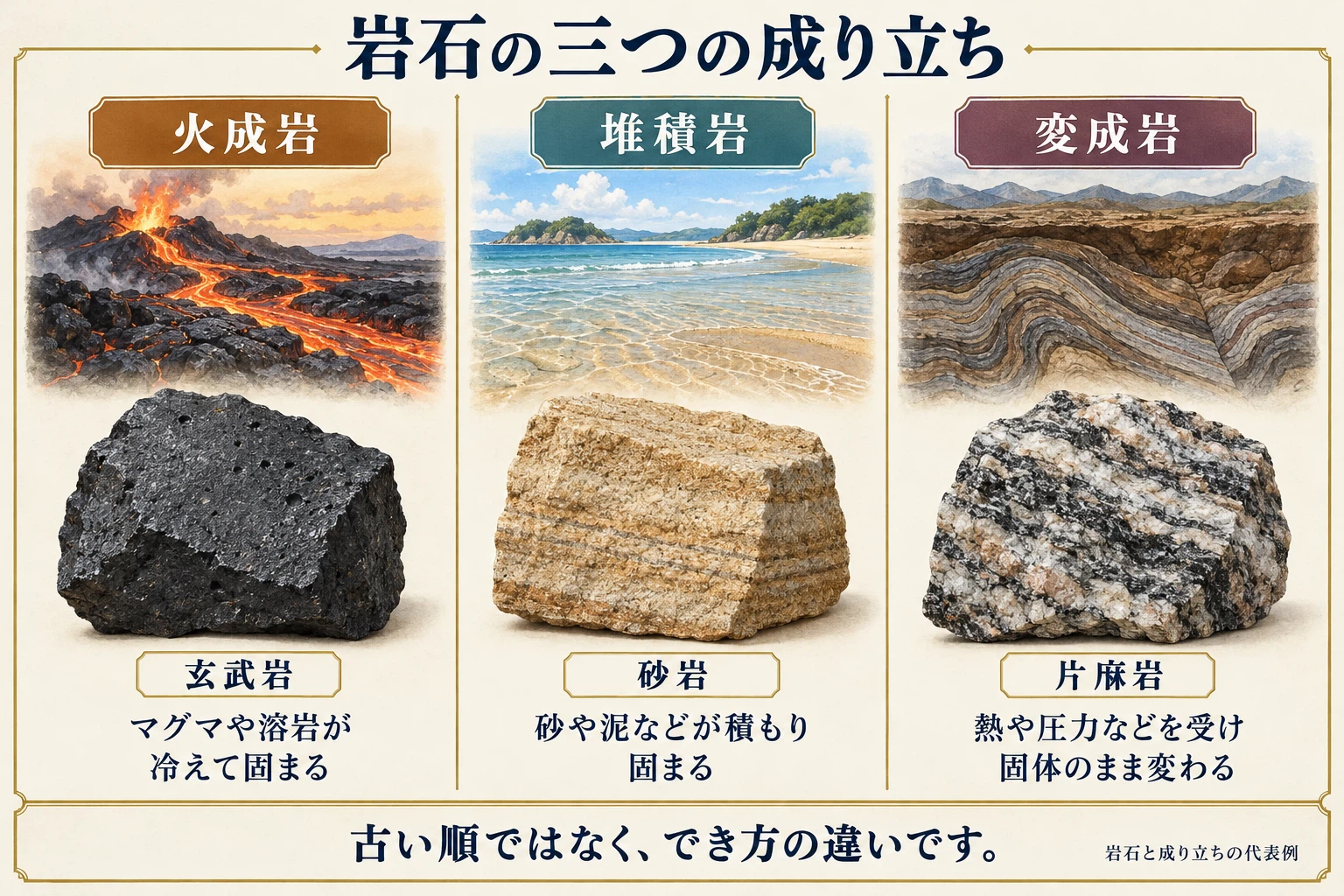 Metamophoc Rocks Map of Time: Rocks Part 1 | Stones are Earth's Records—Let's Start with ...