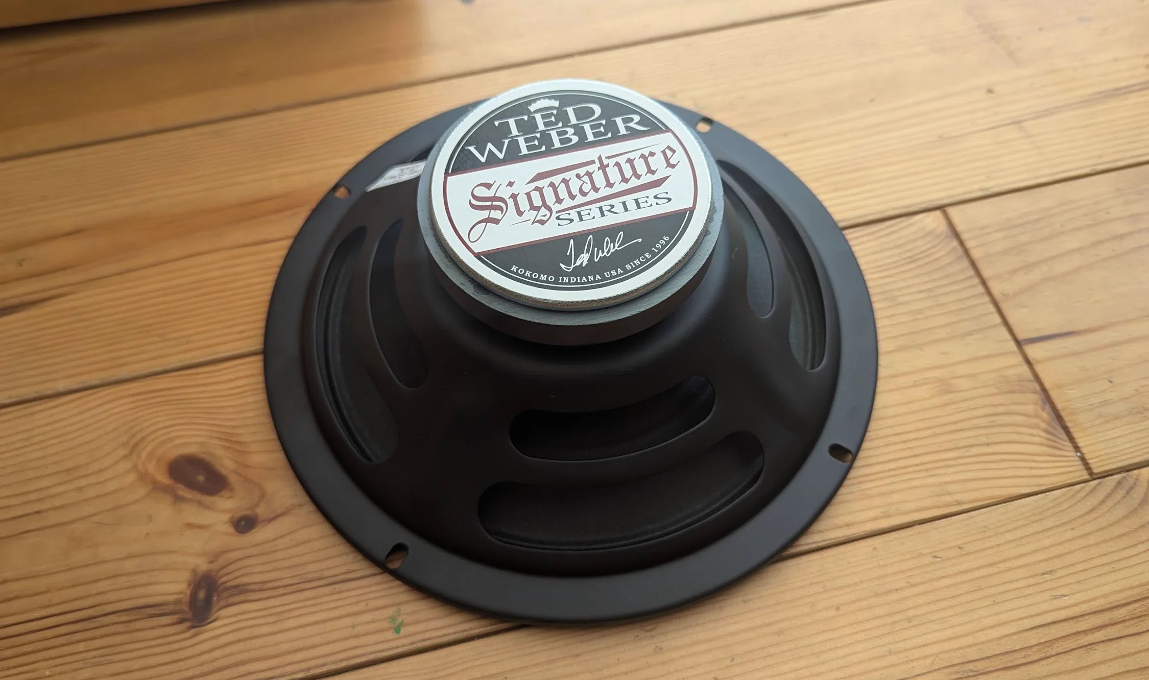 WEBER SPEAKER Ceramic Signature 8S 8Ωが弾着（自作ギターアンプ
