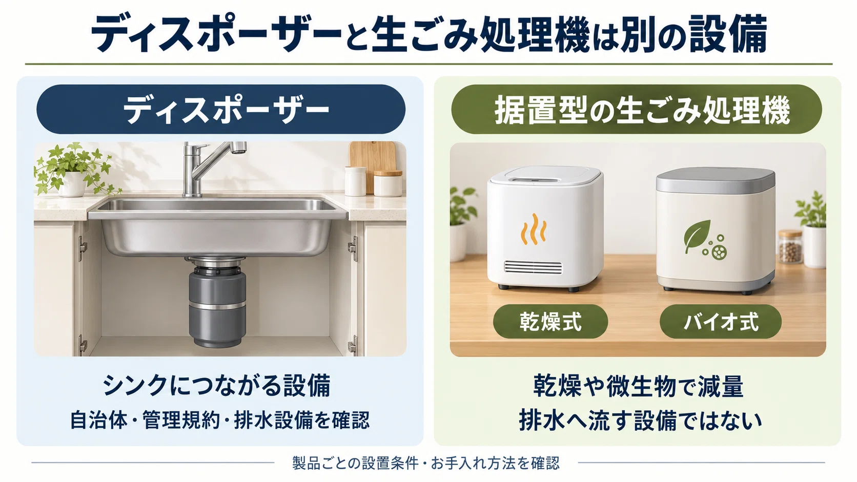 vol.71 | Can a garbage disposal be installed later? Points to check ...