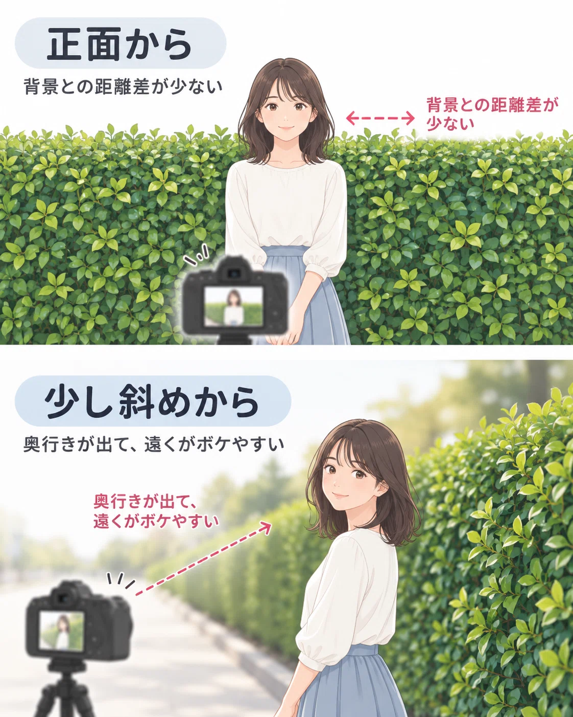 Why doesn't the background blur as much as I expected even at F2.8 ...