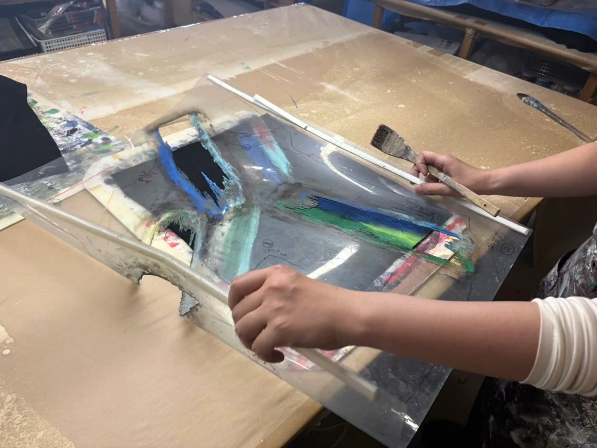 The secret to hand-painted mass production was the division of labor ...