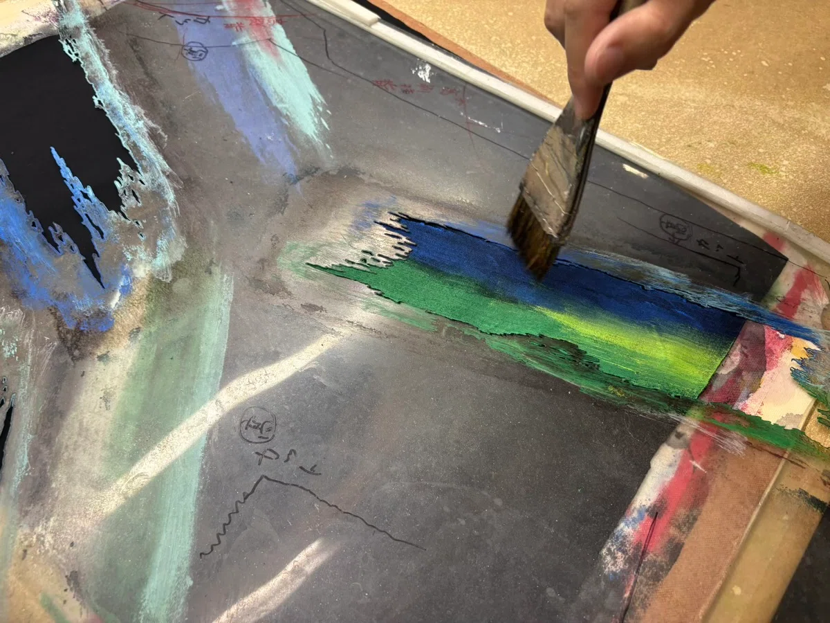 The secret to hand-painted mass production was the division of labor ...