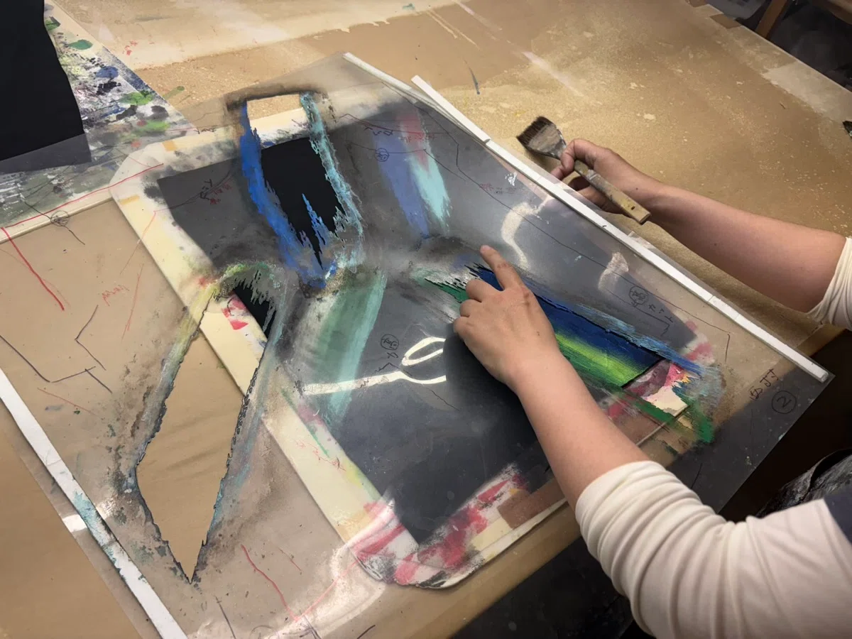 The secret to hand-painted mass production was the division of labor ...
