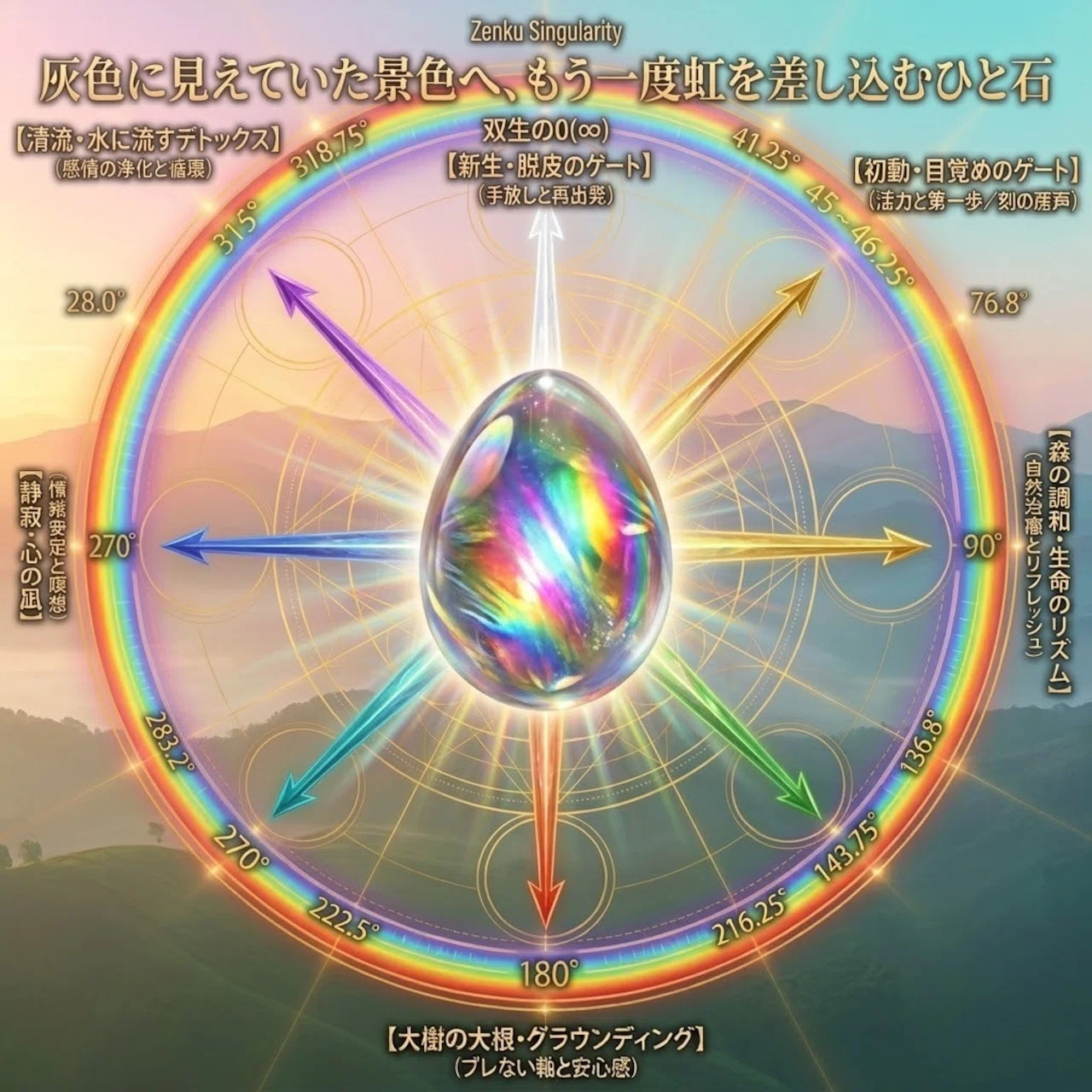 A gray day. The colors are still there. Found a rainbow.｜思想作家:聖流