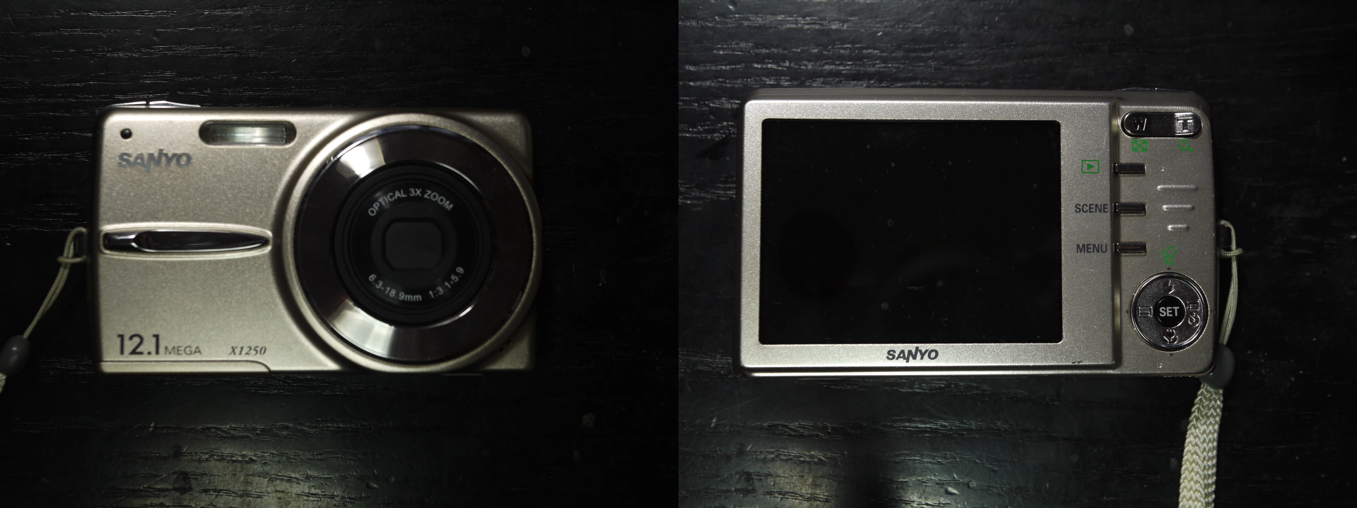 オールドコンデジ図鑑【#50】SANYO DSC-X1250｜薄型ボディに1210万画素