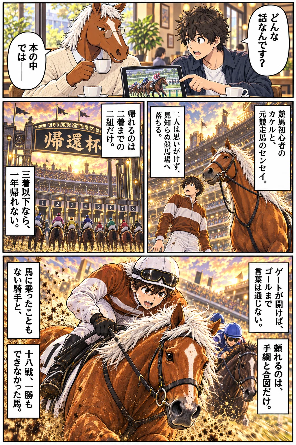 マンガでわかる はじめての競馬』発売！｜1000円競馬教室【公式】