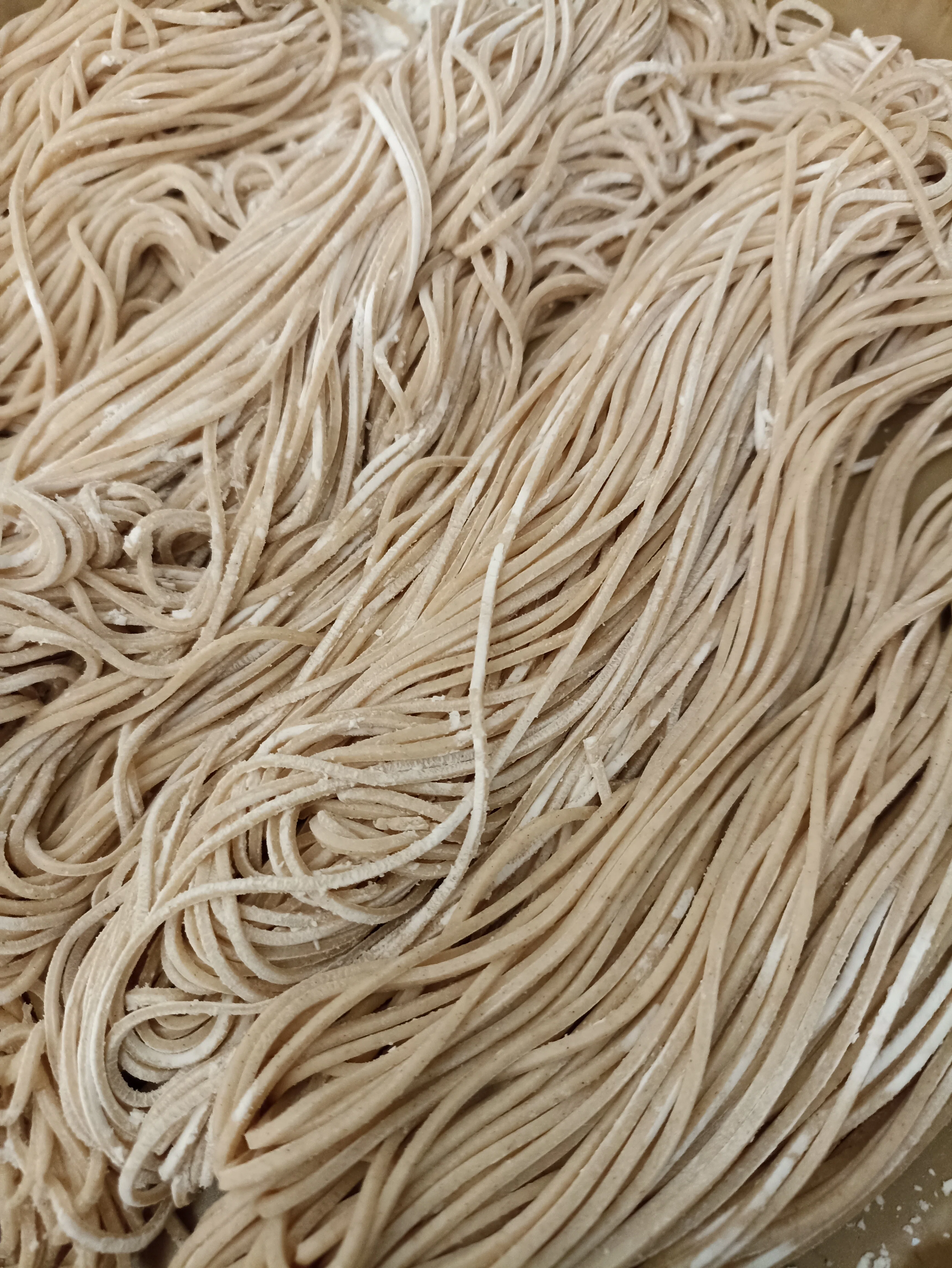 奇跡！1年越しの自家製信州安曇野そば粉×イタリア小麦粉Tipo 00で打つ