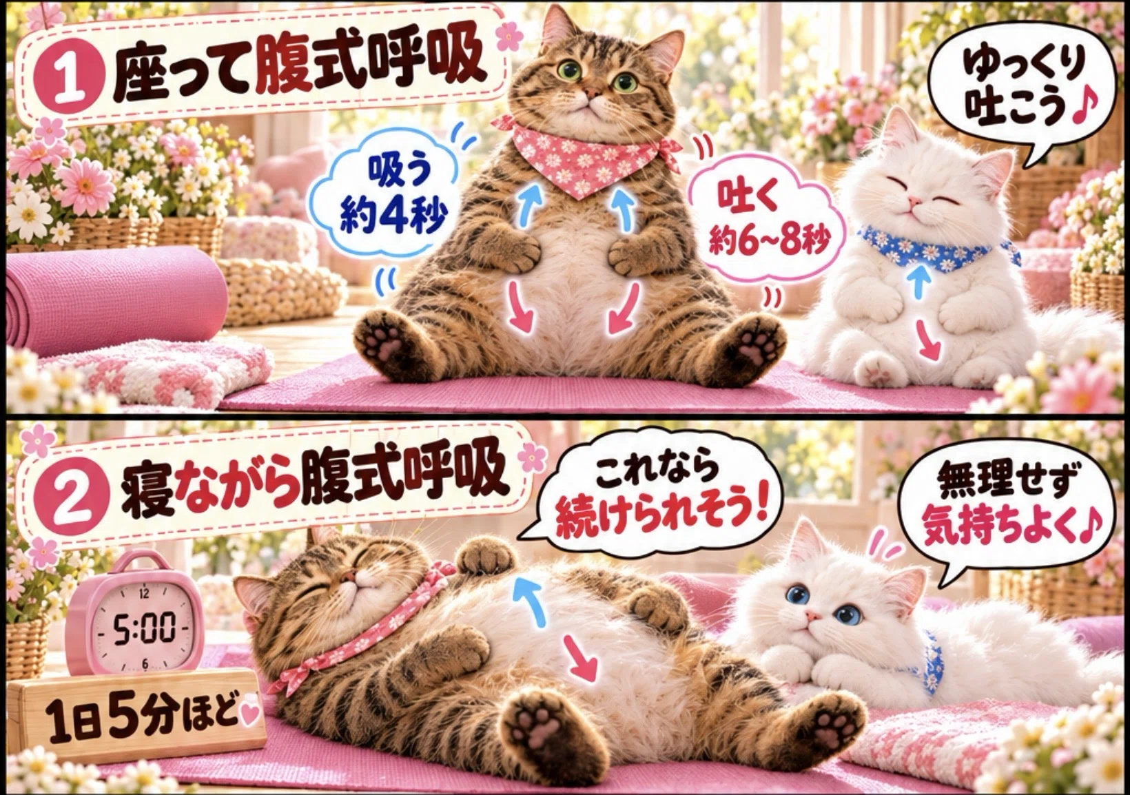 [Diet Diary 15] What, just this!? Simple abdominal breathing exercises ...