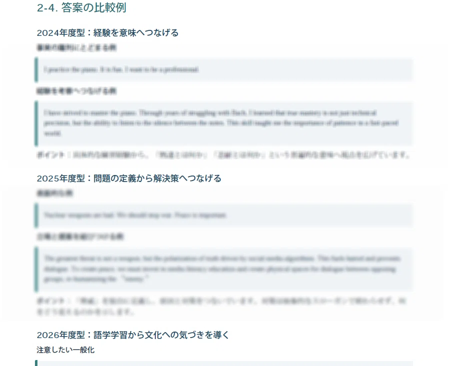 [Keio Faculty of Letters] English Composition (Part B) Trend Analysis ...