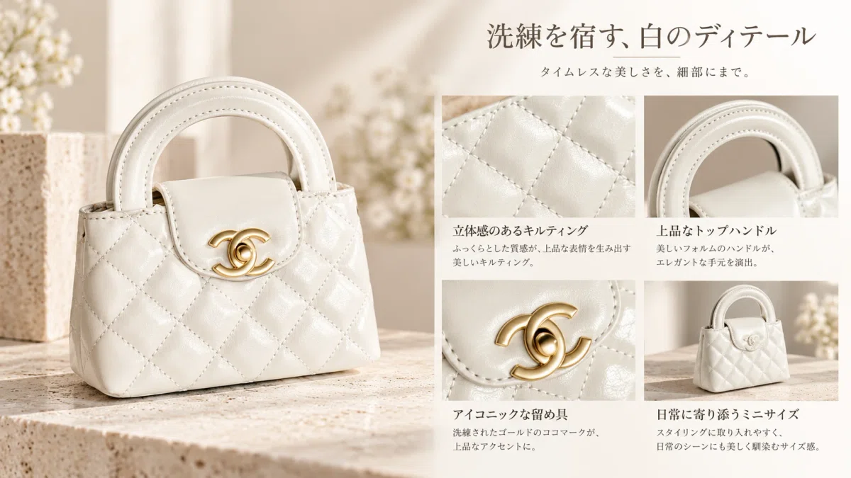 小さいのに、なぜこんなに惹かれる？」CHANEL ミニバッグが大人の女性
