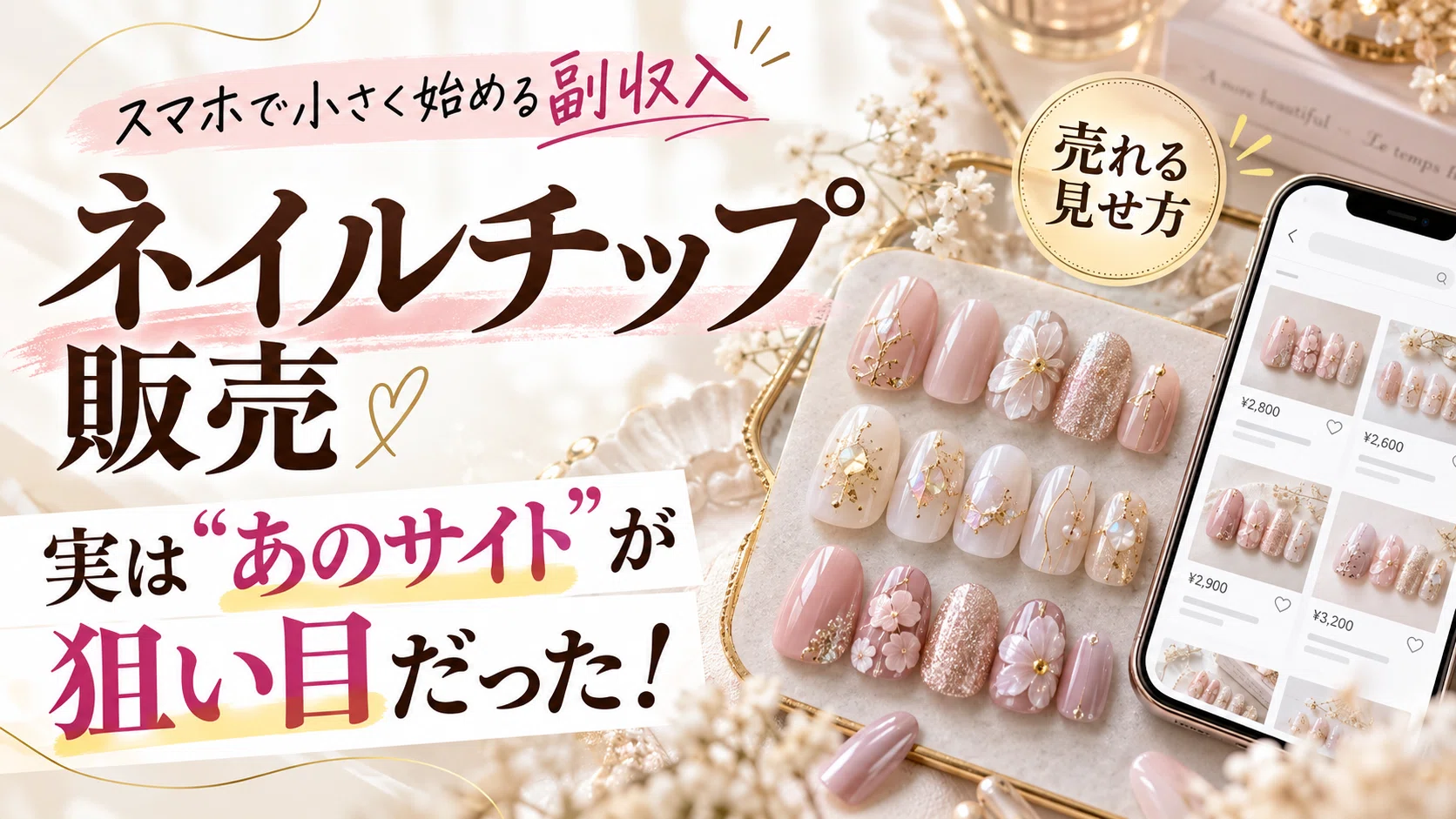第37章 # ネイルチップ販売、実は「あのサイト」が狙い目だった