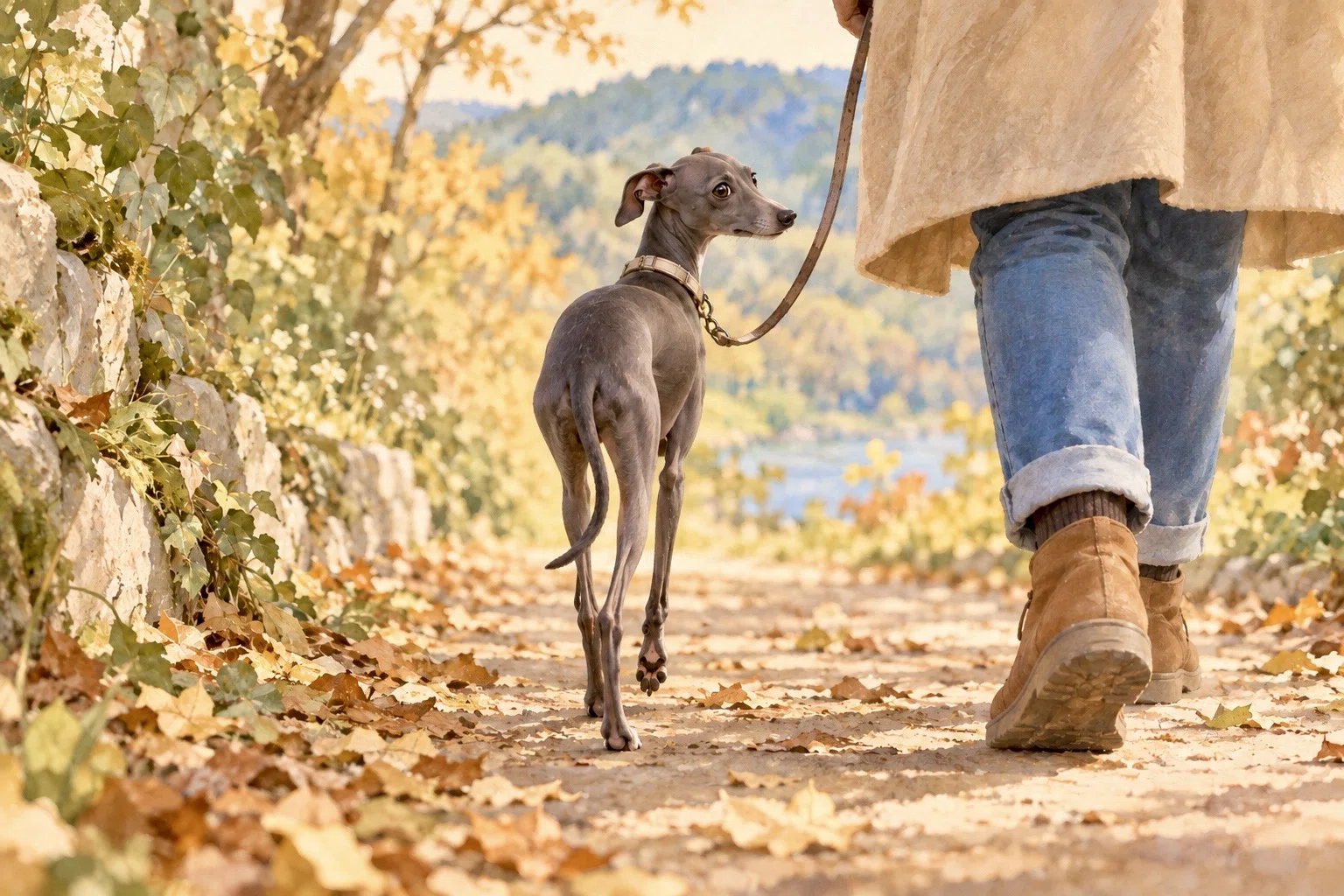 Tail tucked away when outside. My timid Italian Greyhound, Tanpopo, has ...