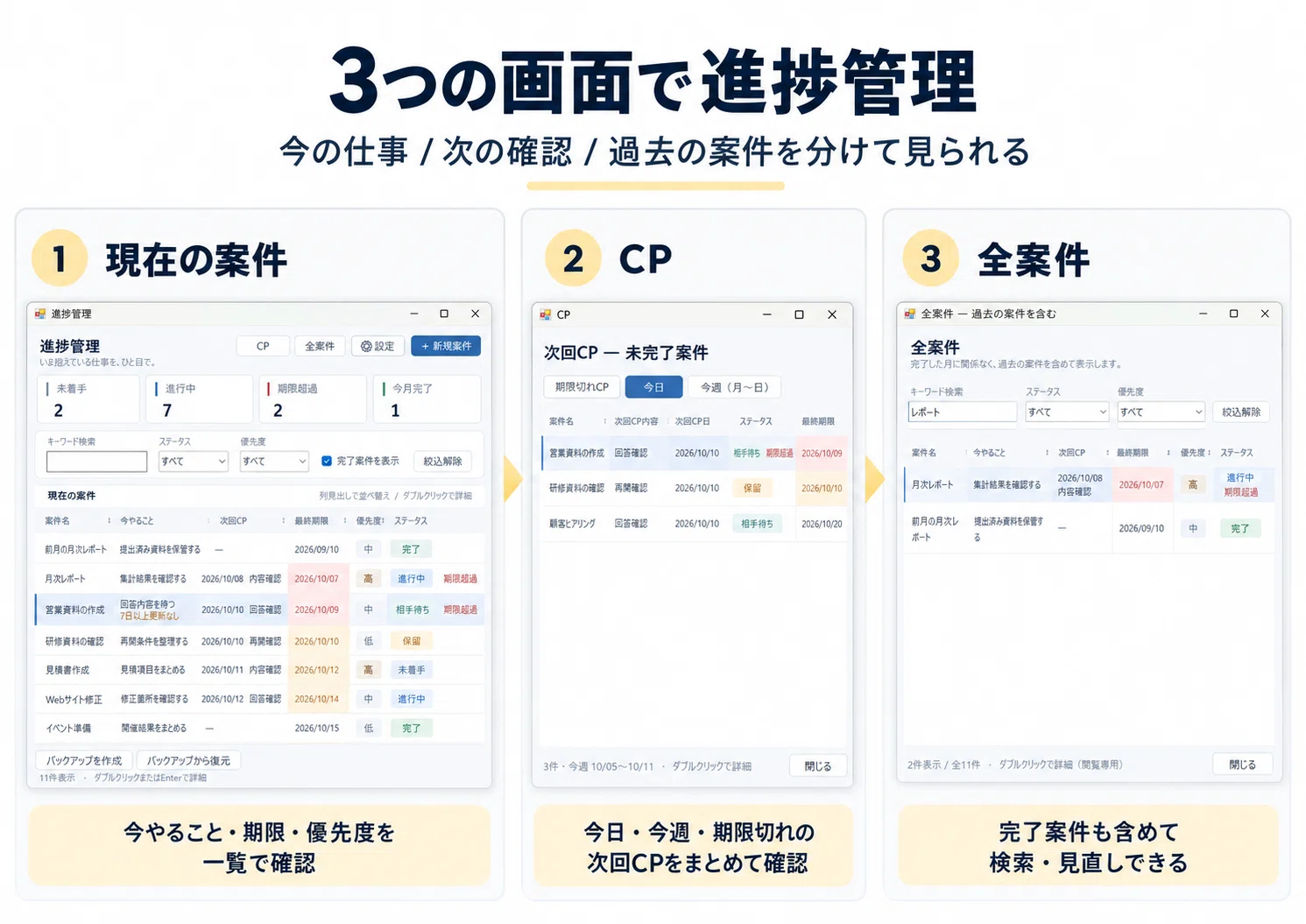 Progress Management App | A Windows Work Tool for Managing Projects ...