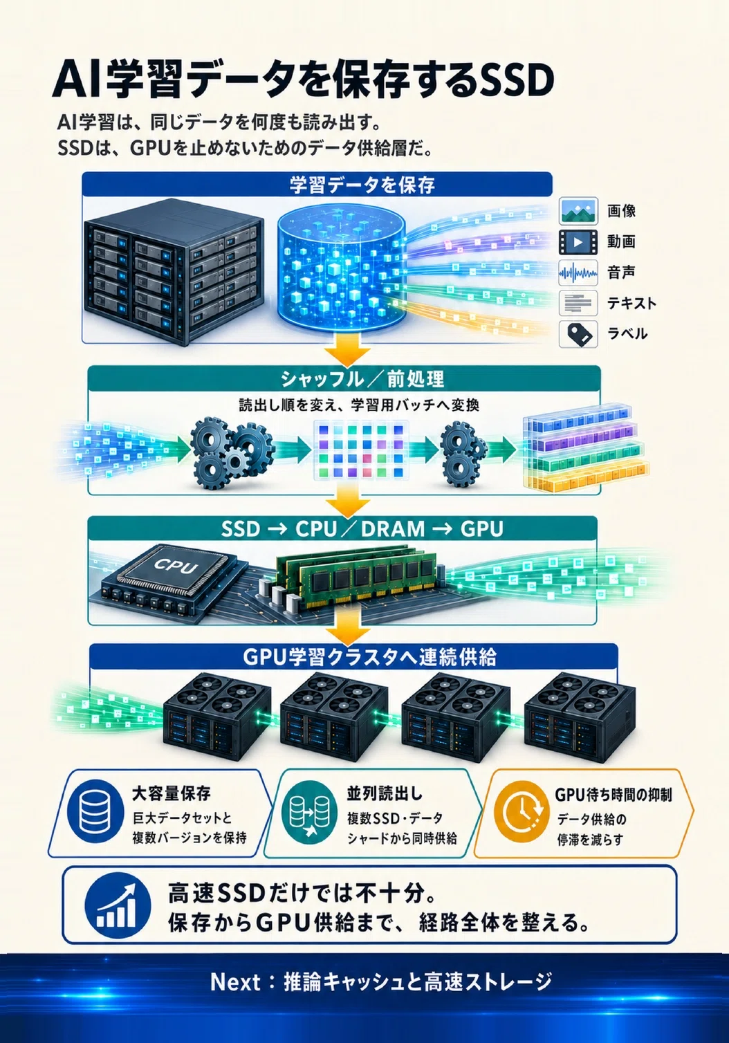 To Keep GPUs Running During AI Training | The Massive Data Supply ...
