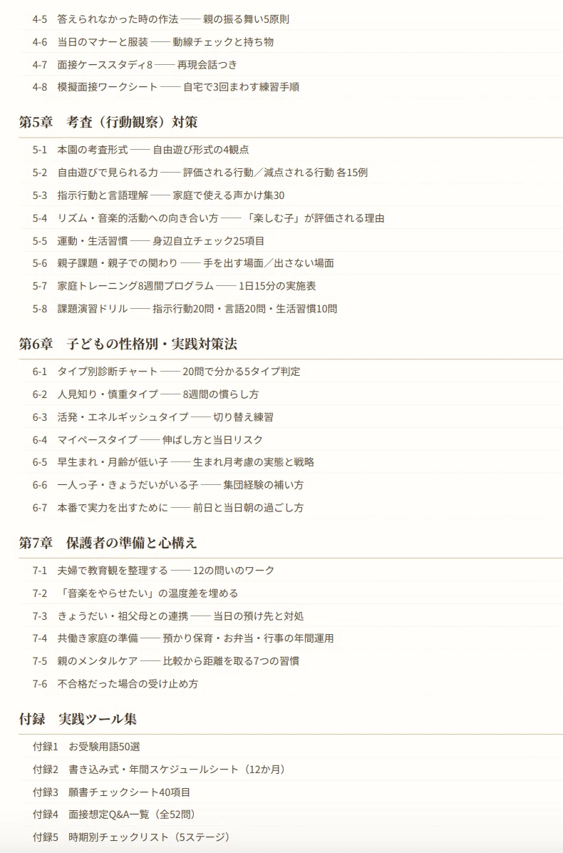 [Kunitachi College of Music Kindergarten] Entrance Exam Preparation ...