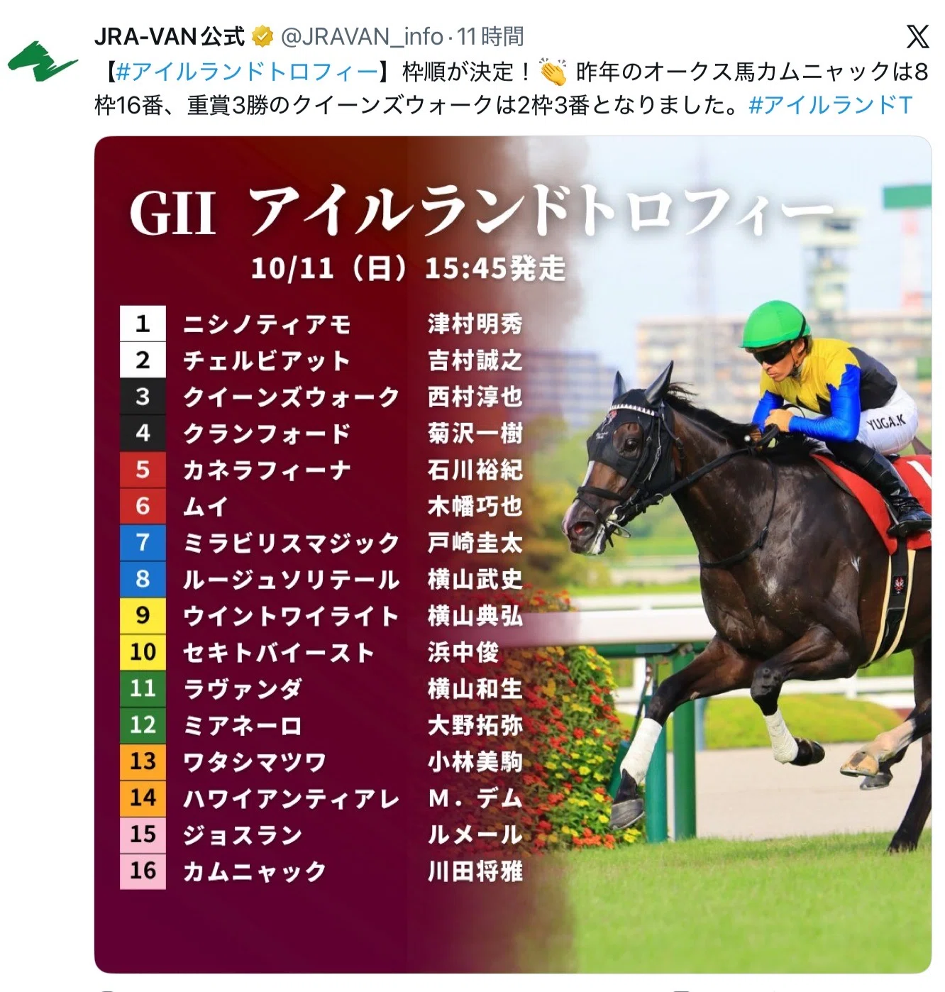 アイルランドトロフィー2026】新継続サインが激アツ！示唆馬