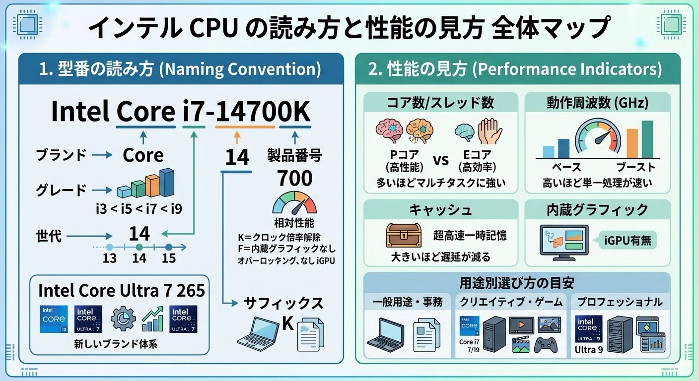 Complete Guide to Reading Intel CPU Names and Understanding Performance ...