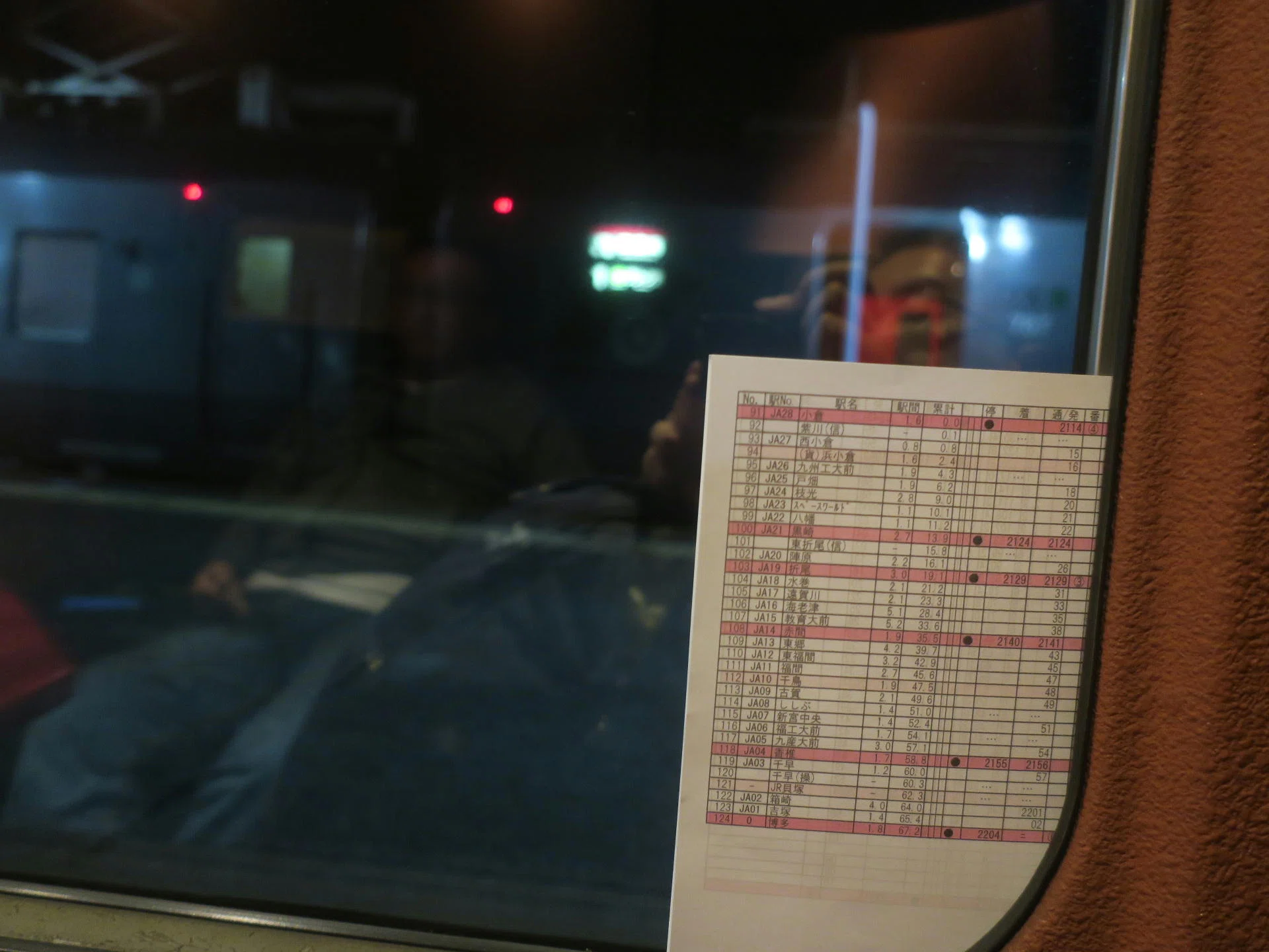 I rode the Green private room on the Nichirin Seagaia from Miyazaki ...