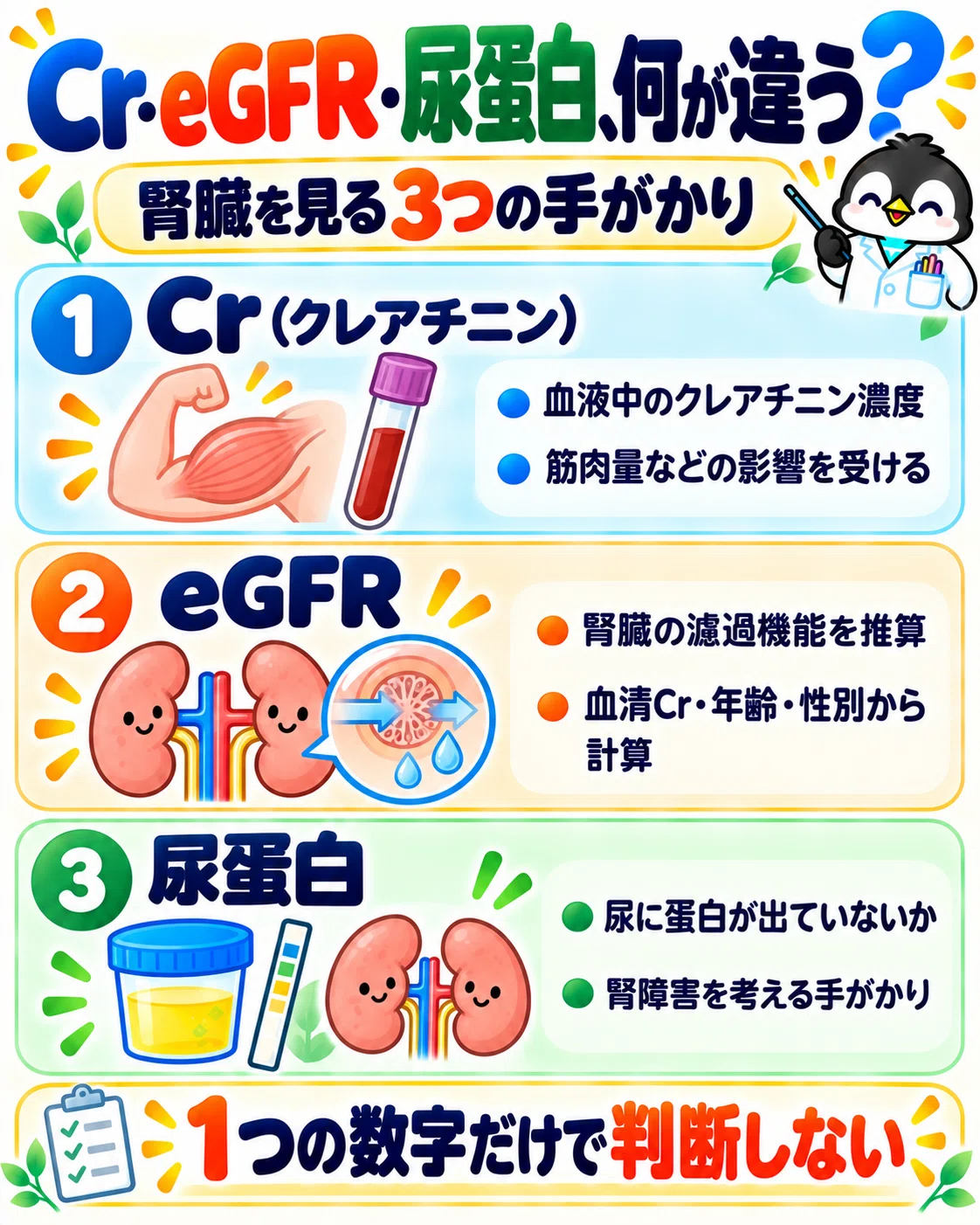 [Explained by an Active Clinical Laboratory Technician] Cr, eGFR, and ...