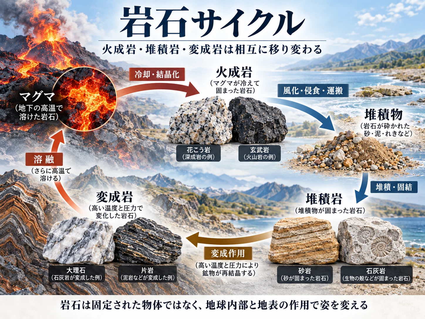 Metamophoc Rocks What is Rock? Earth's Materials Divided into Metals, Soil, and ...