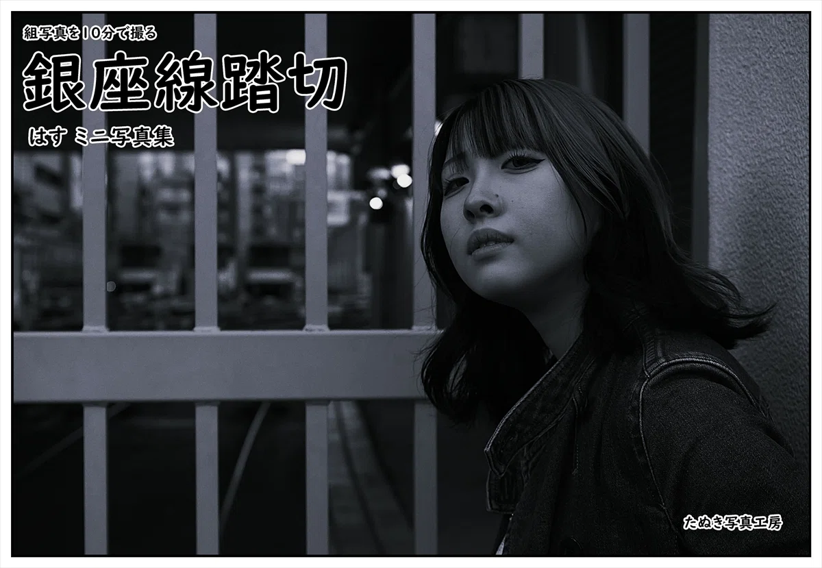 Text Frame 2 Line Ginza Line Crossing: A Mini Photo Collection|たぬき写真工房