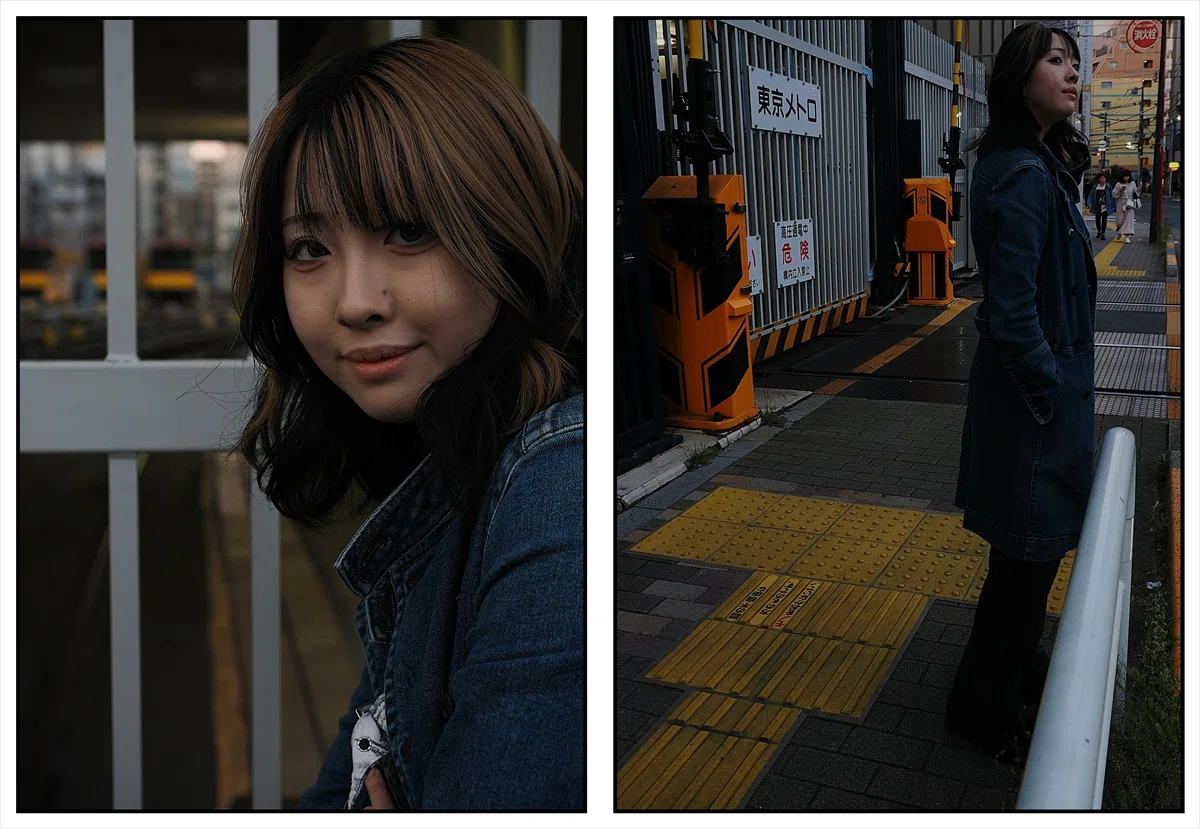 Text Frame 2 Line Ginza Line Crossing: A Mini Photo Collection|たぬき写真工房