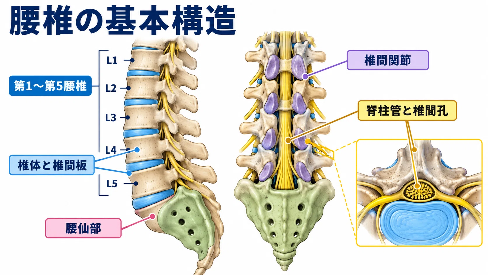 図説腰椎の臨床 腰痛の機能解剖と理学療法｜腰椎・椎間板・椎間関節・筋・神経から学ぶ