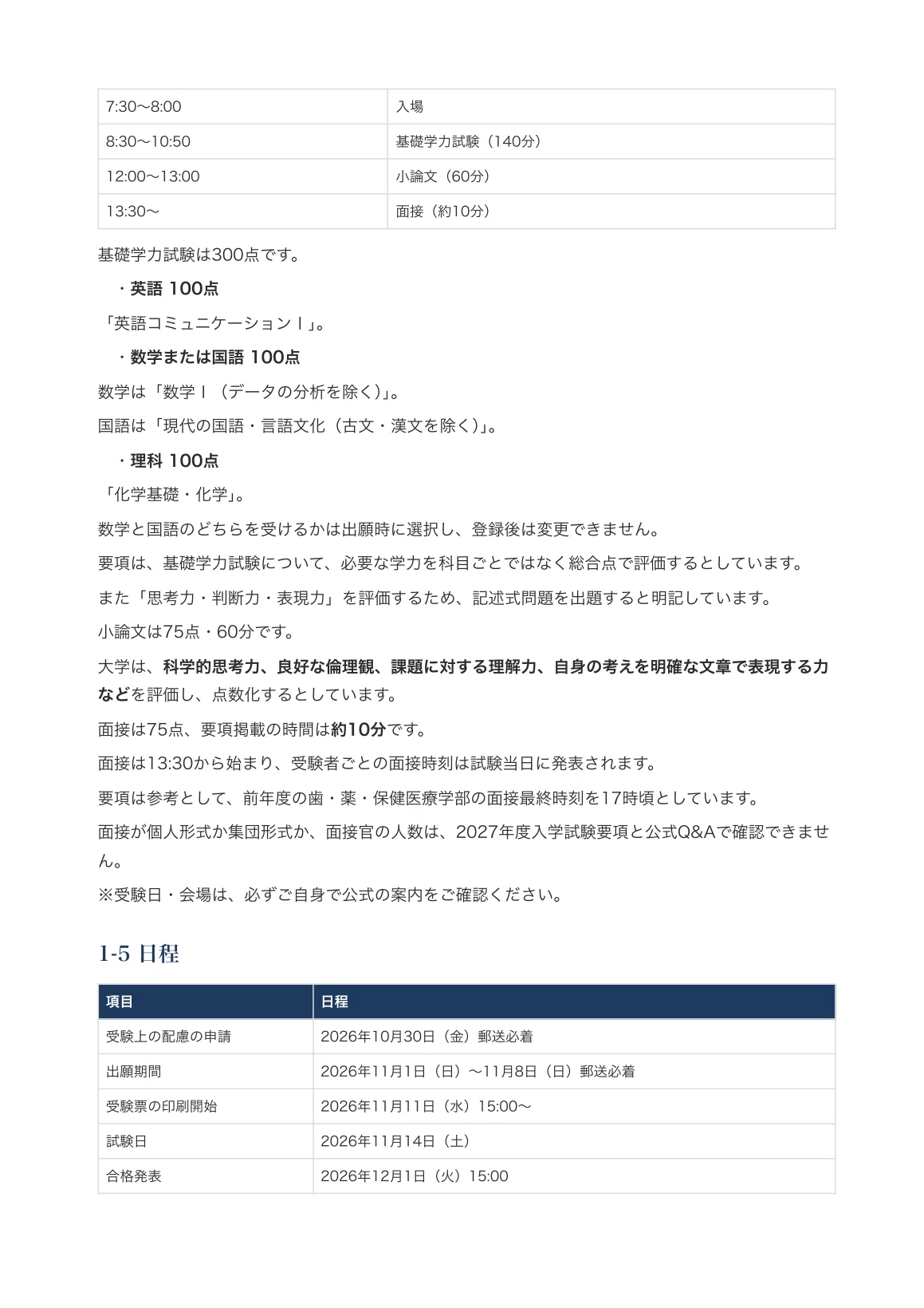 昭和医科大学 薬学部薬学科】面接・願書対策 | 学校推薦型選抜入試