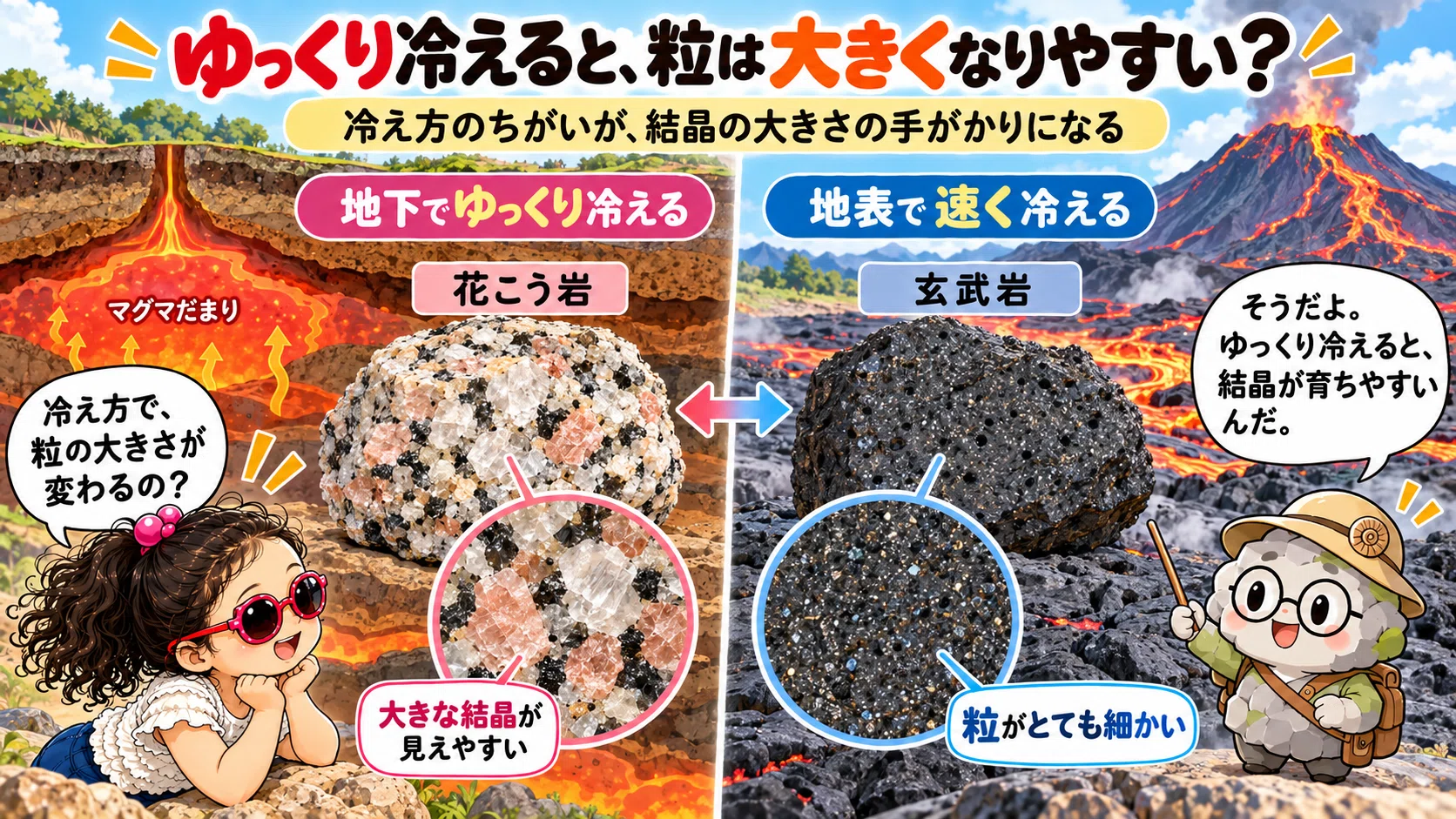 Map of Time: Rocks Part 3 | Why do grains in stones differ in size ...