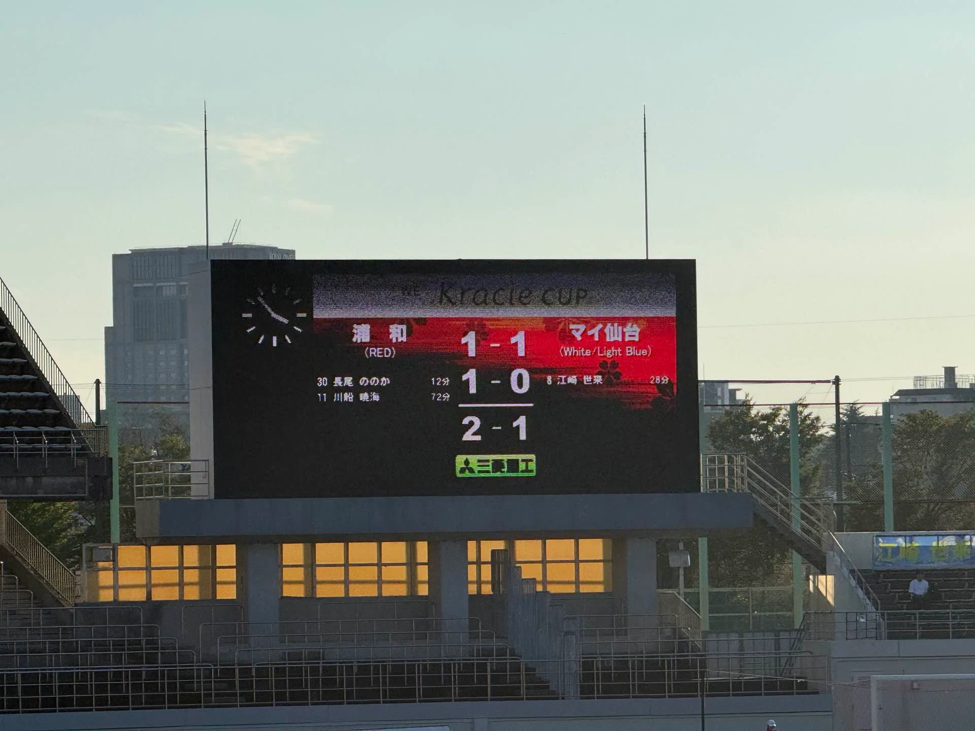 2026/27 WE League Kracie Cup League Stage Matchday 6 Mitsubishi Heavy ...