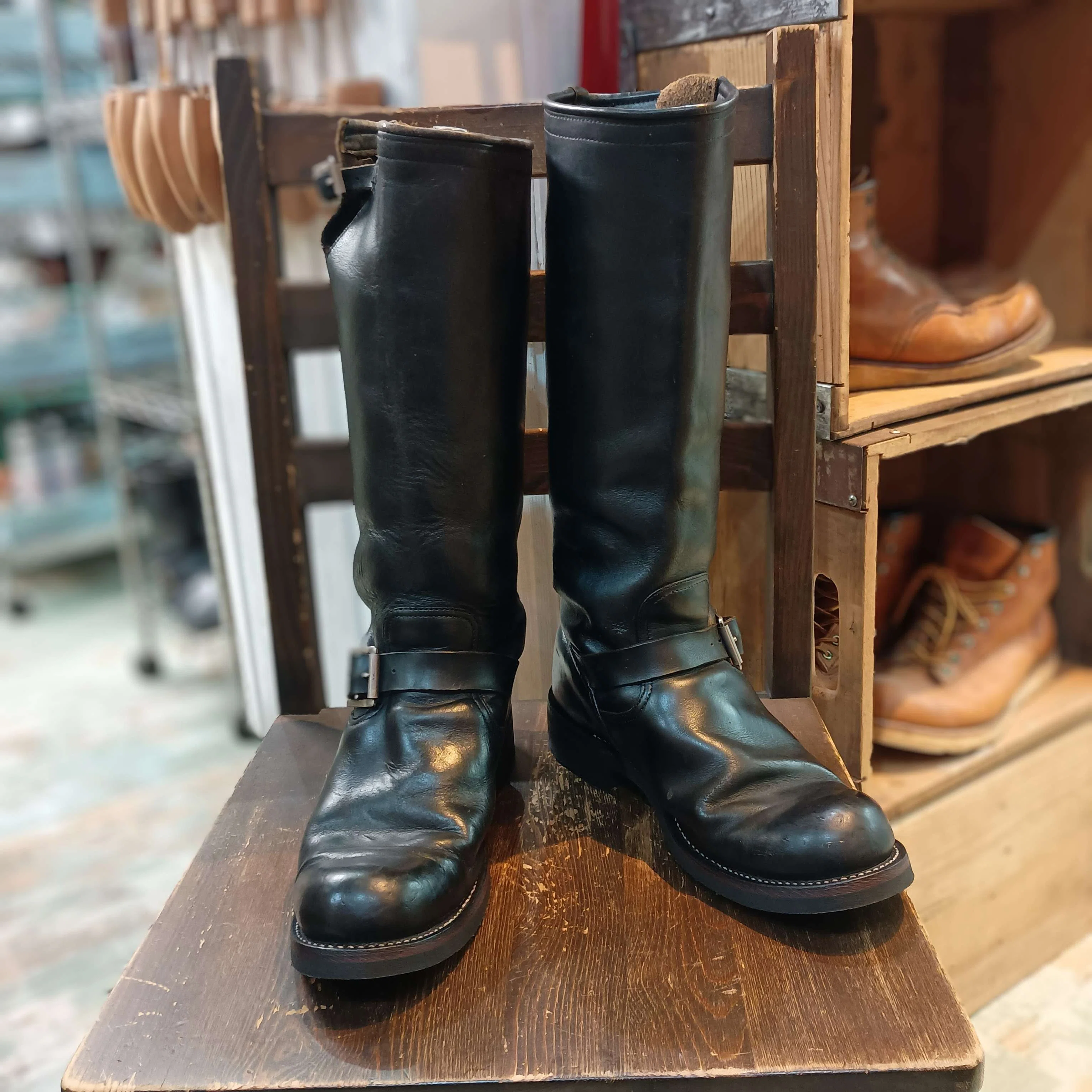 [Boot Repair/Resole] VTG 80's SEARS Engineer Boots + vibram#700 Sole ...