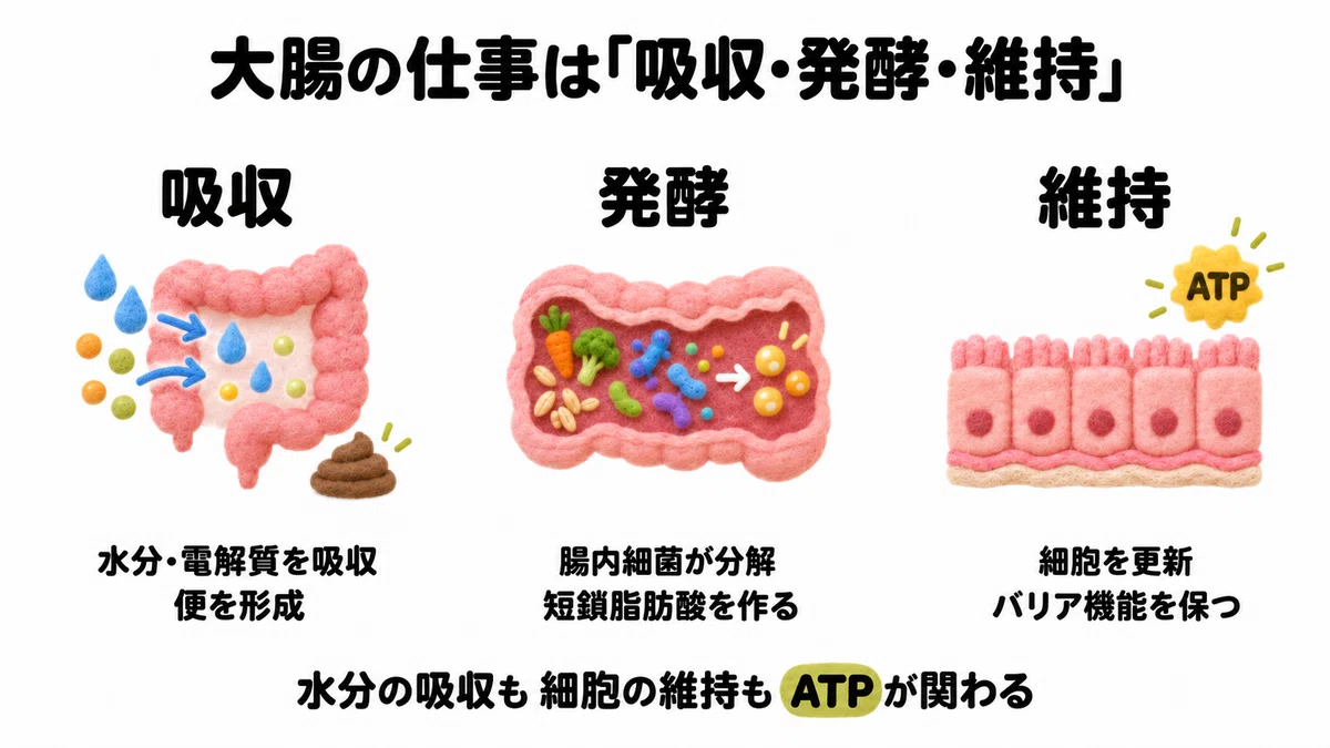 (3) What does the large intestine need? | Gut bacteria, short-chain ...